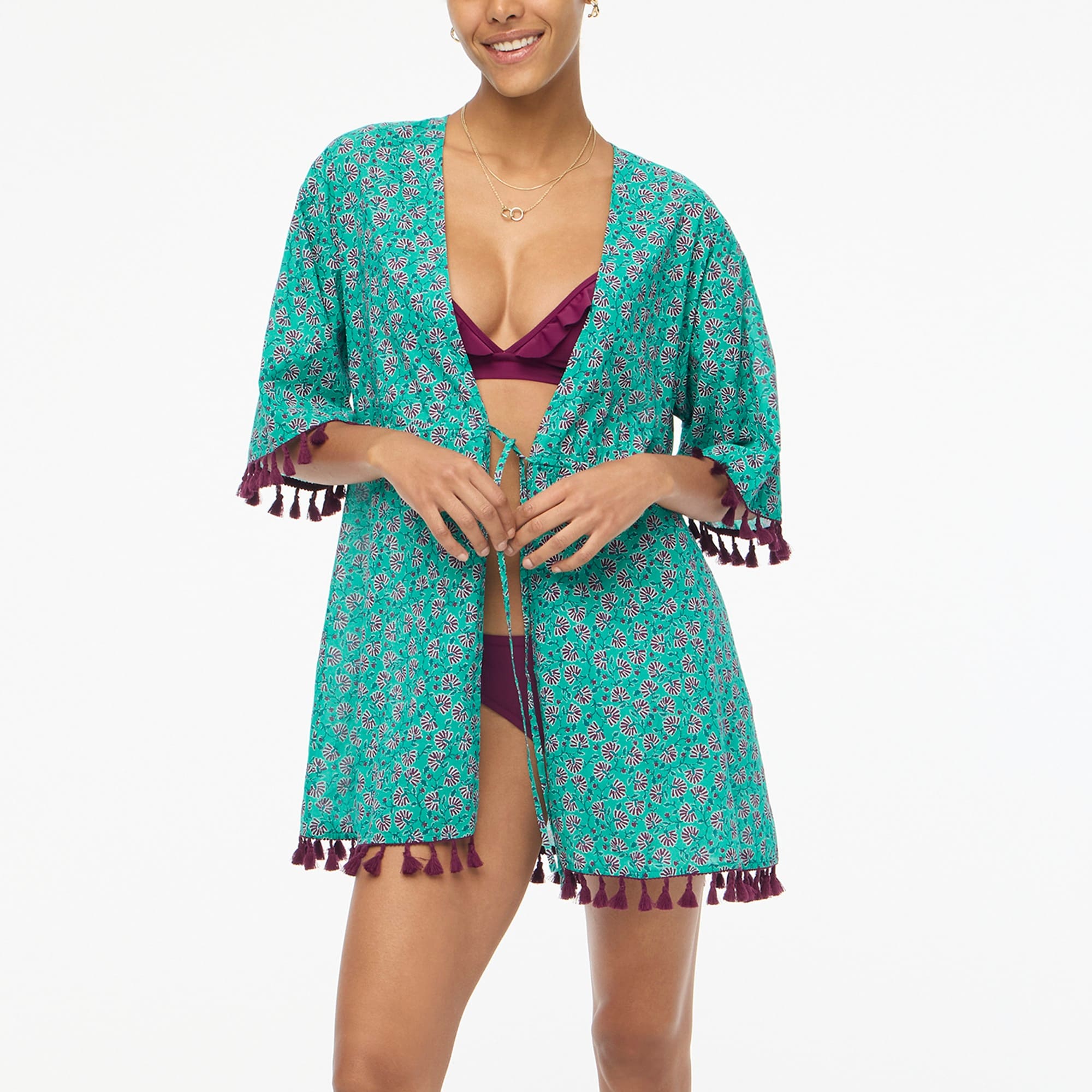 Tie-front cover-up