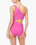 Cutout one-shoulder one-piece swimsuit