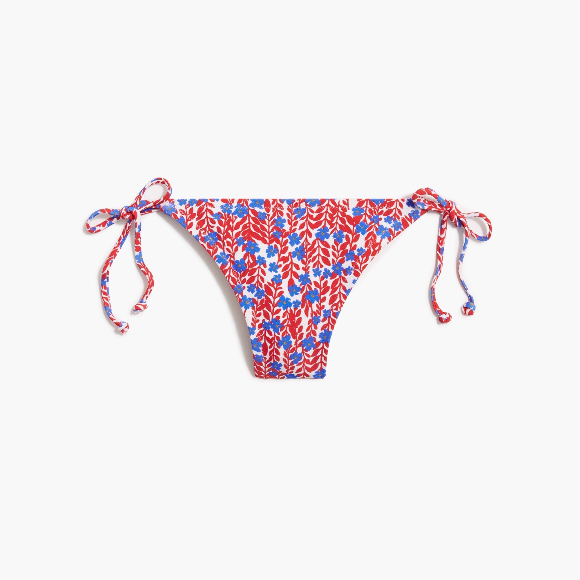 Printed string bikini bottom