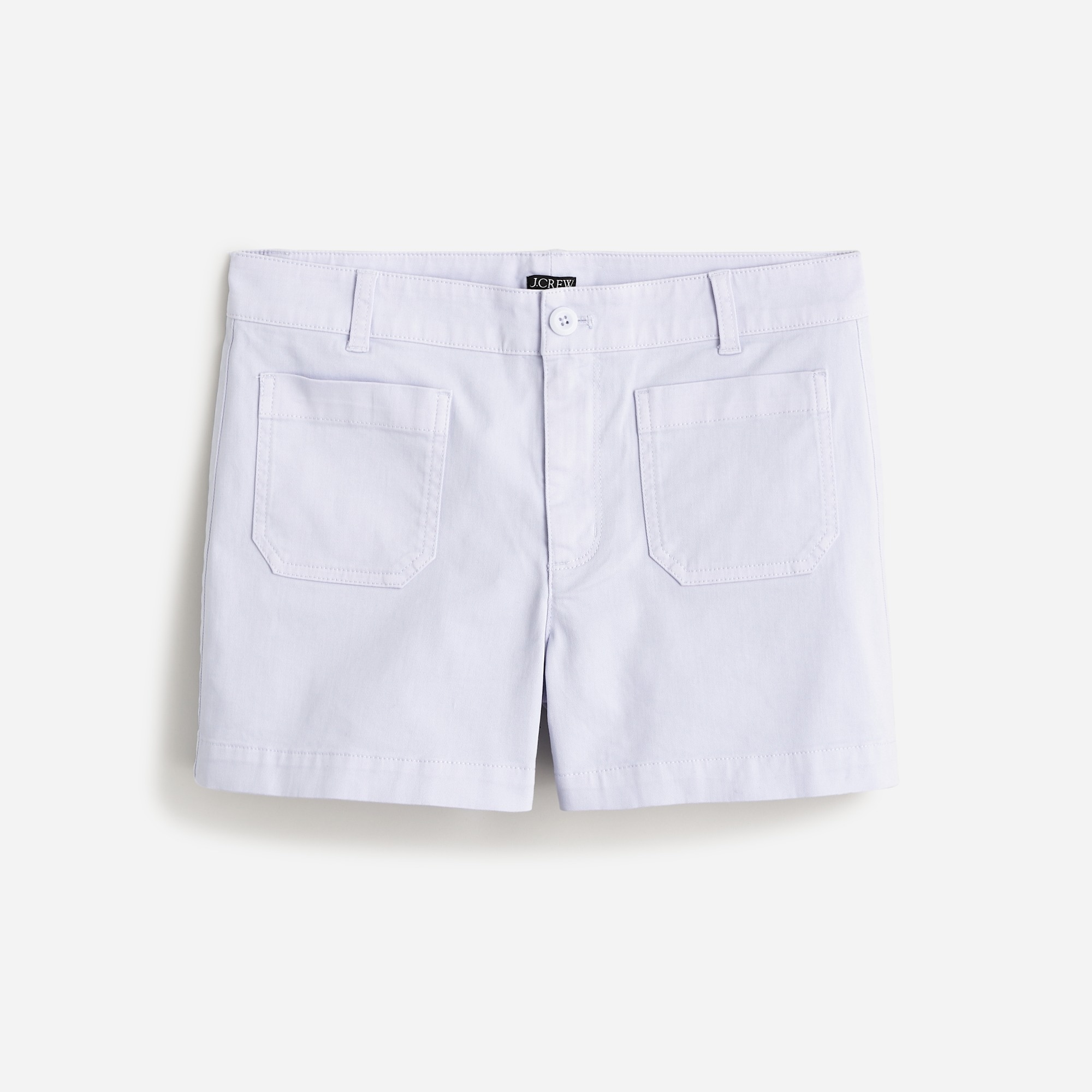 womens New patch-pocket chino short