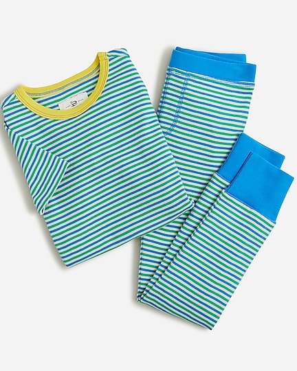 boys Boys&apos; short-sleeve striped sleep set