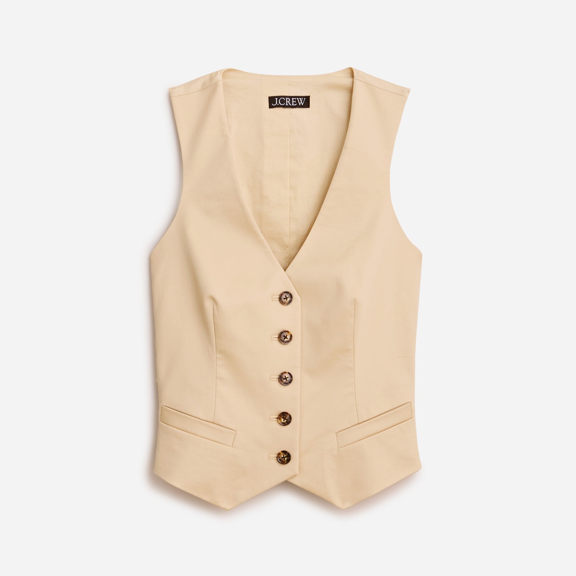 Limited-edition slim-fit vest in lightweight chino