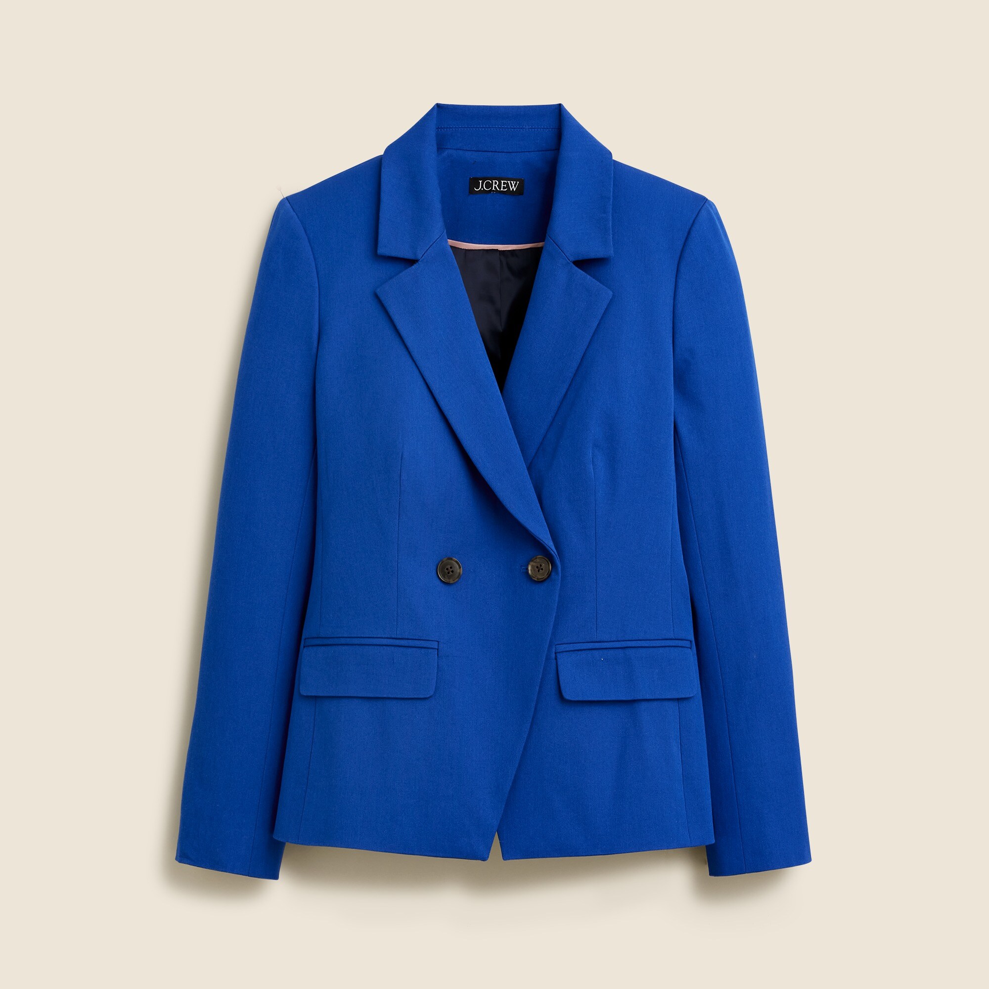 Devon blazer in bi-stretch cotton blend