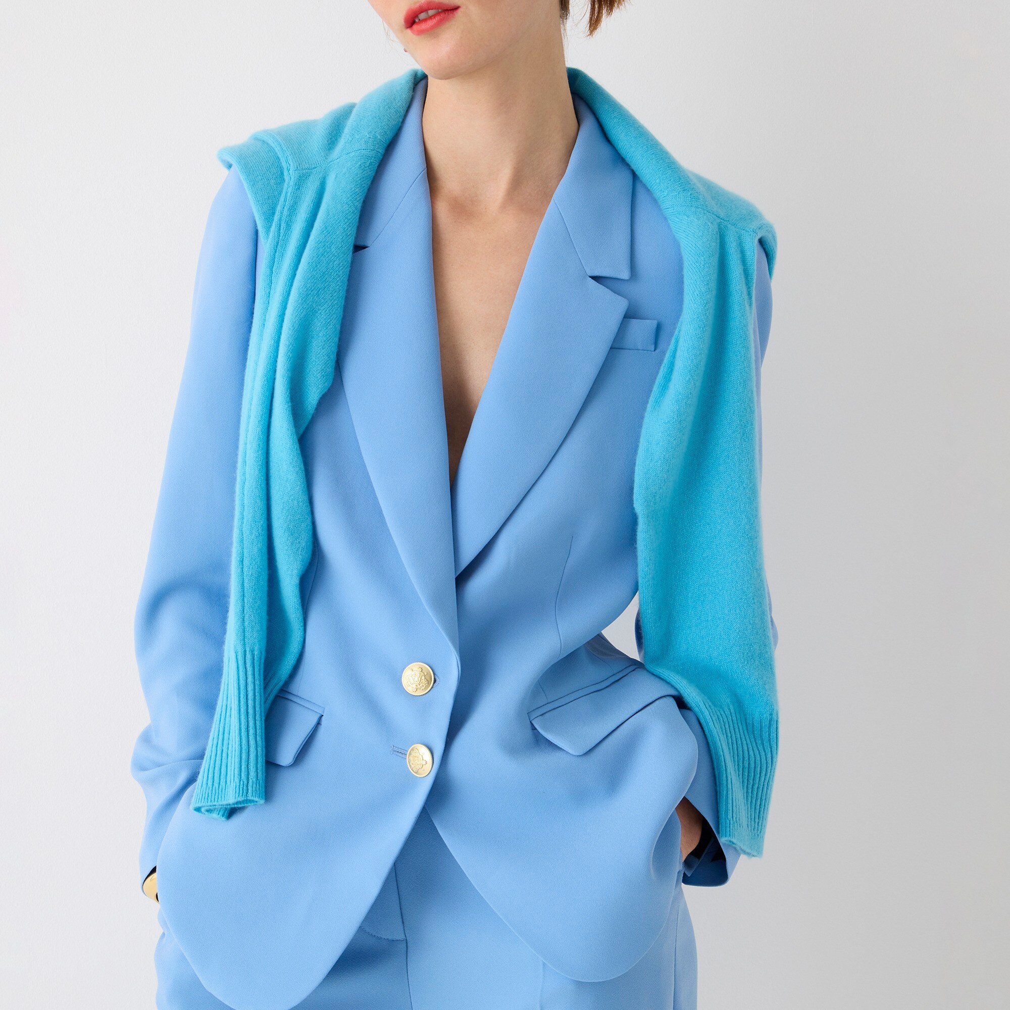 Willa blazer in city crepe