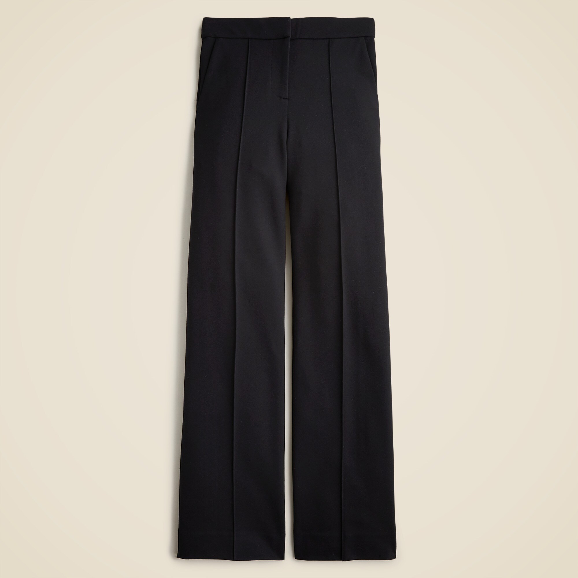 Wide-leg pant in Italian ponte