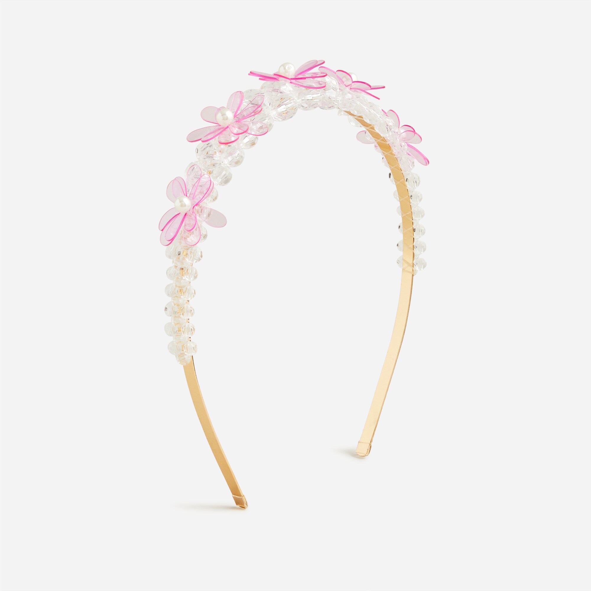 J.Crew Girls' Beaded Flower Headband For Girls