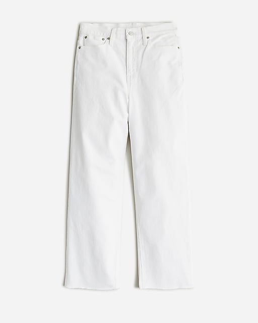 womens Slim wide-leg jean in white wash