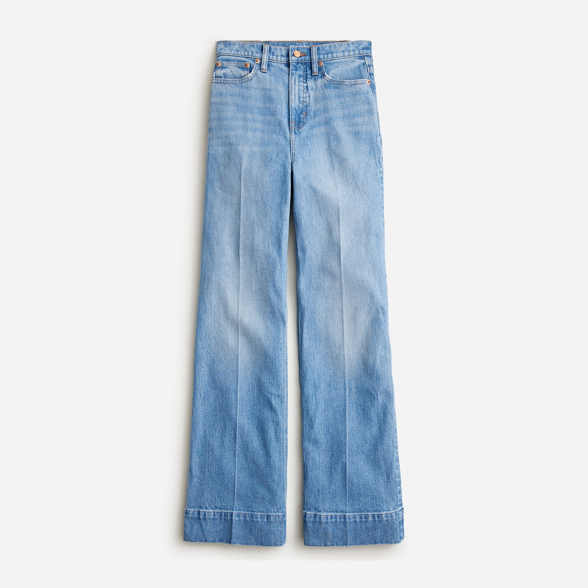 womens Denim trouser in Chambray Blue wash