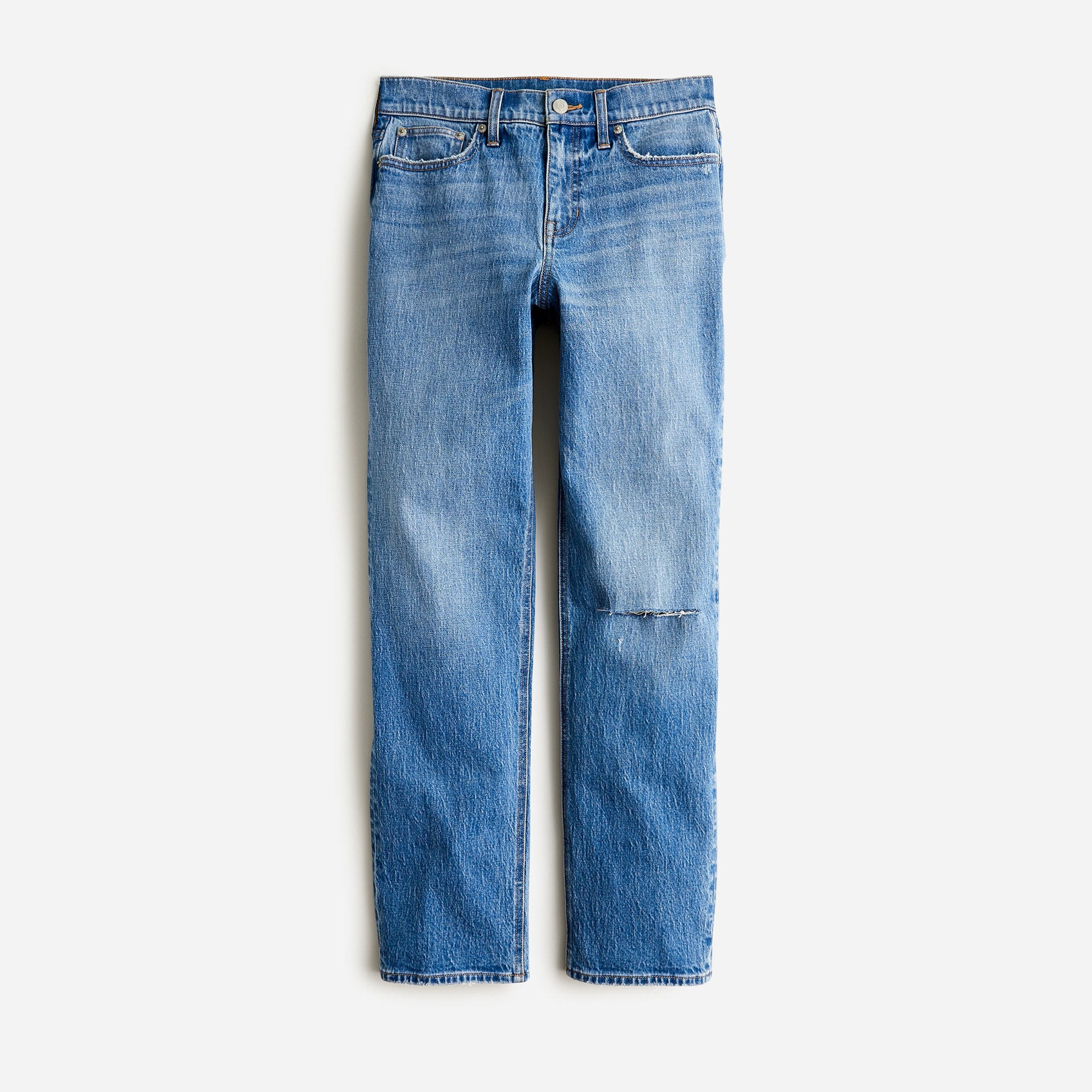  High-rise &apos;90s classic straight jean in Rouses wash