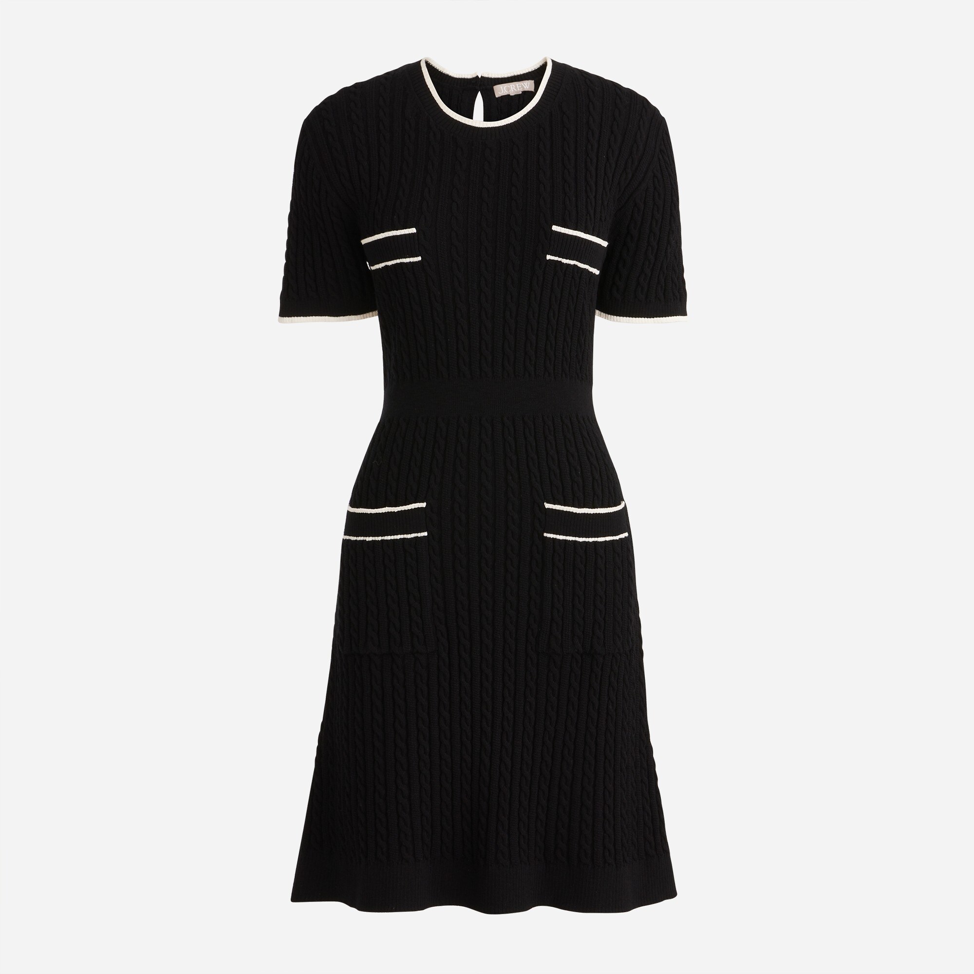 Short-sleeve Cable-knit Sweater-dress For Women | J.Crew