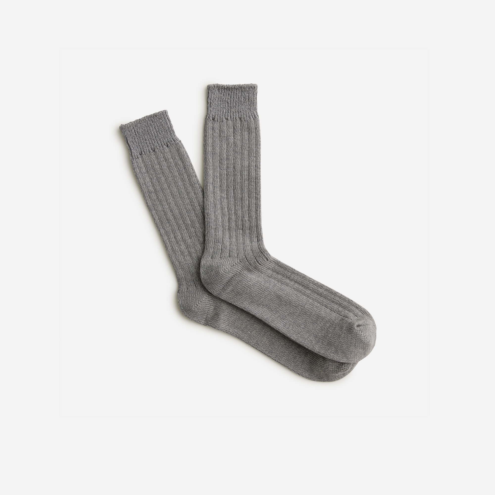  Ribbed cotton-blend socks