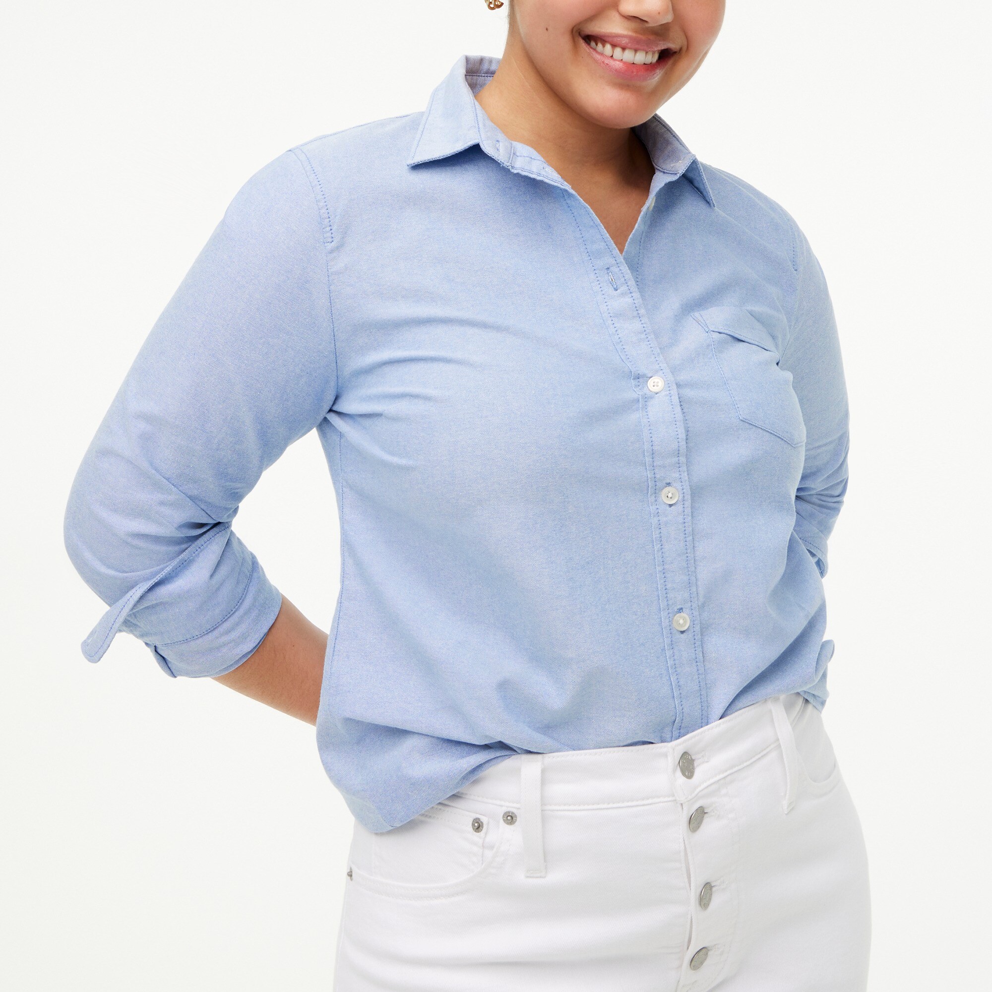 Button-up oxford shirt in signature fit
