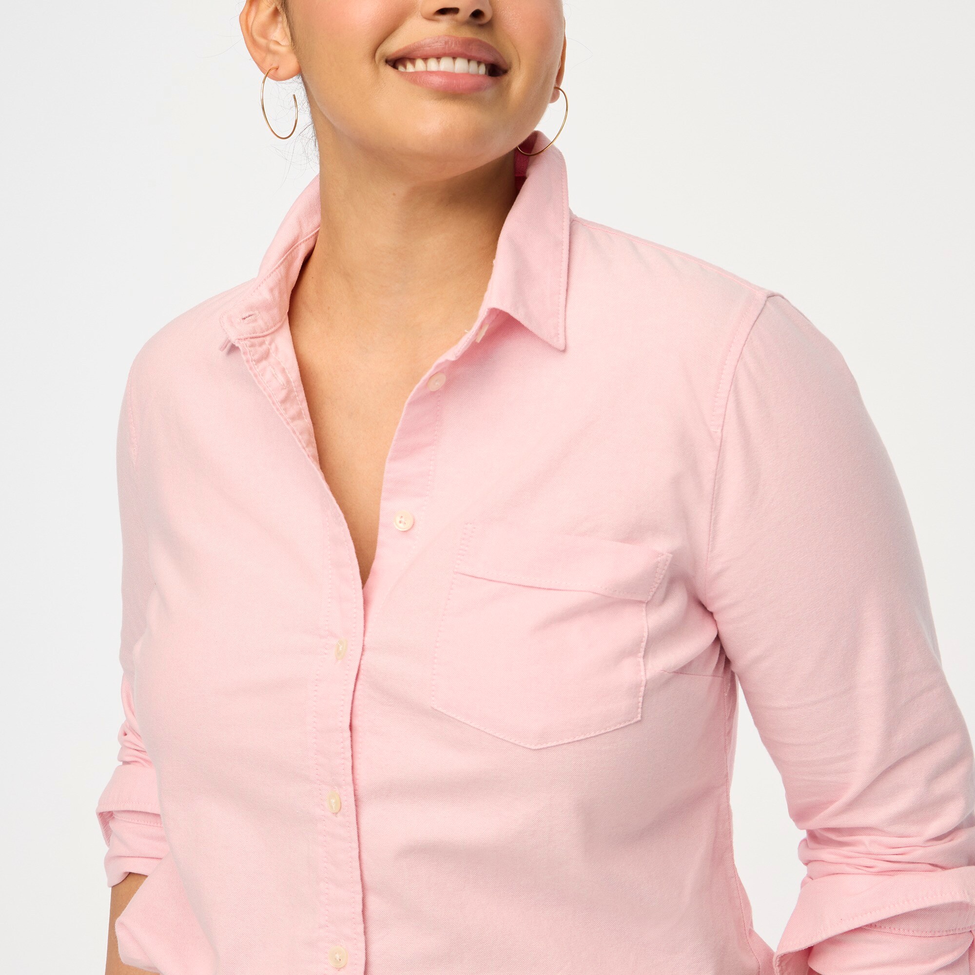 Button-up oxford shirt in signature fit