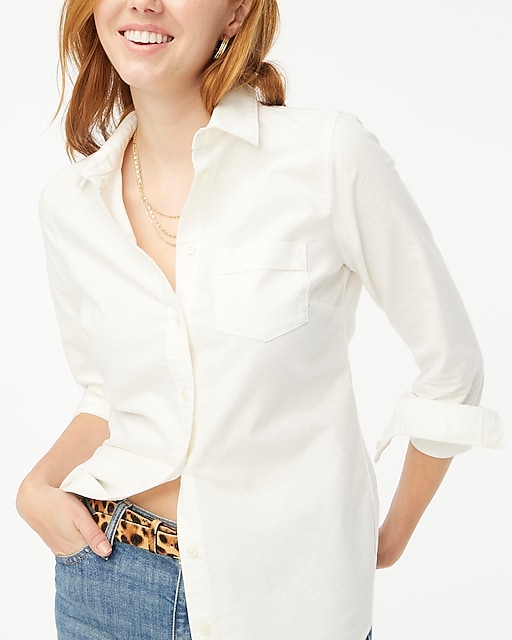  Petite button-up oxford shirt in signature fit
