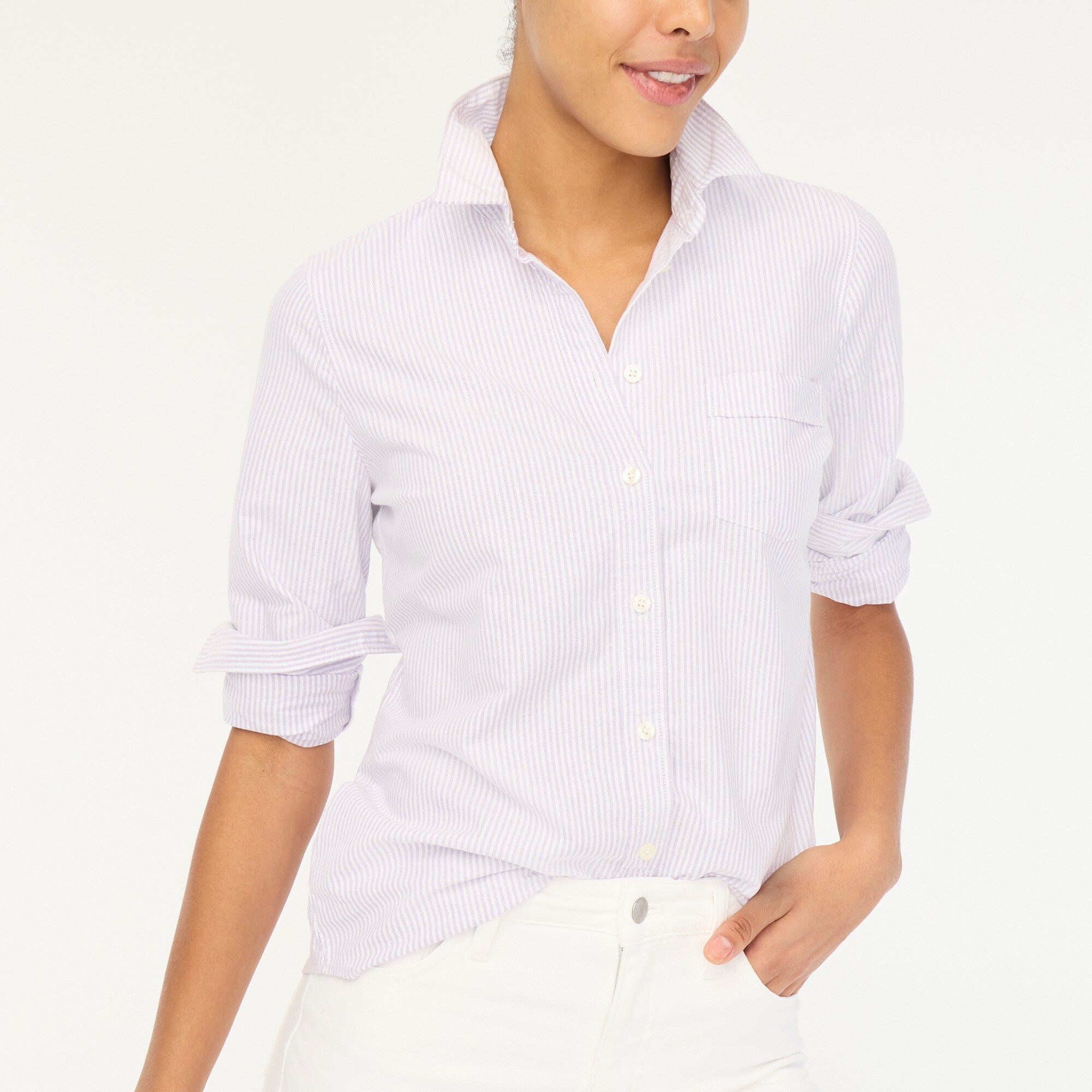 Button-up oxford shirt in signature fit