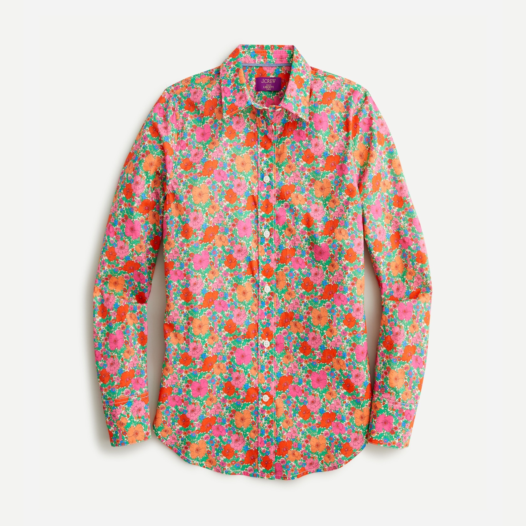 J.Crew: Slim-fit Shirt In Liberty® Meadow Song Fabric For Women