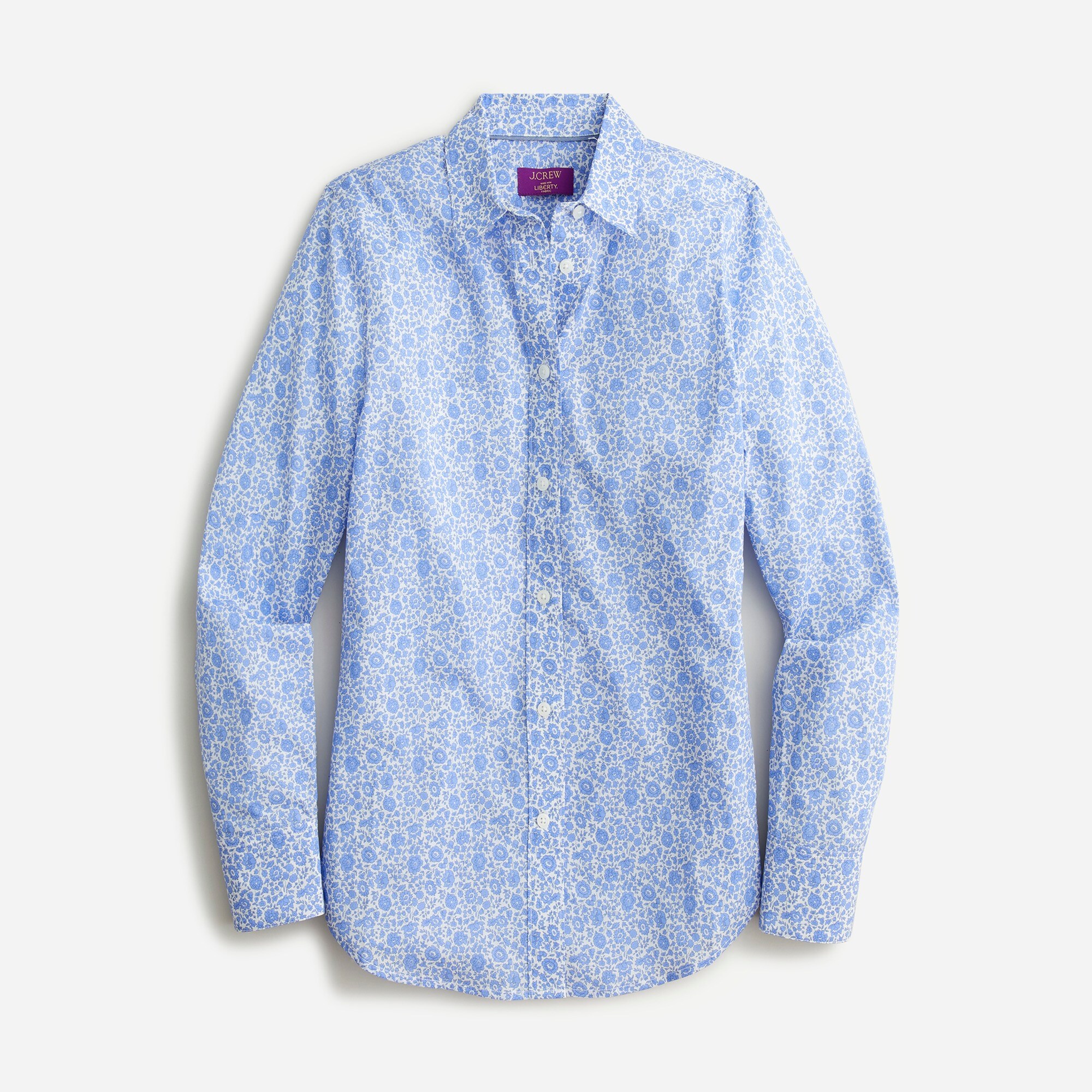 Slim-fit shirt in Liberty® D'Anjo Coast fabric