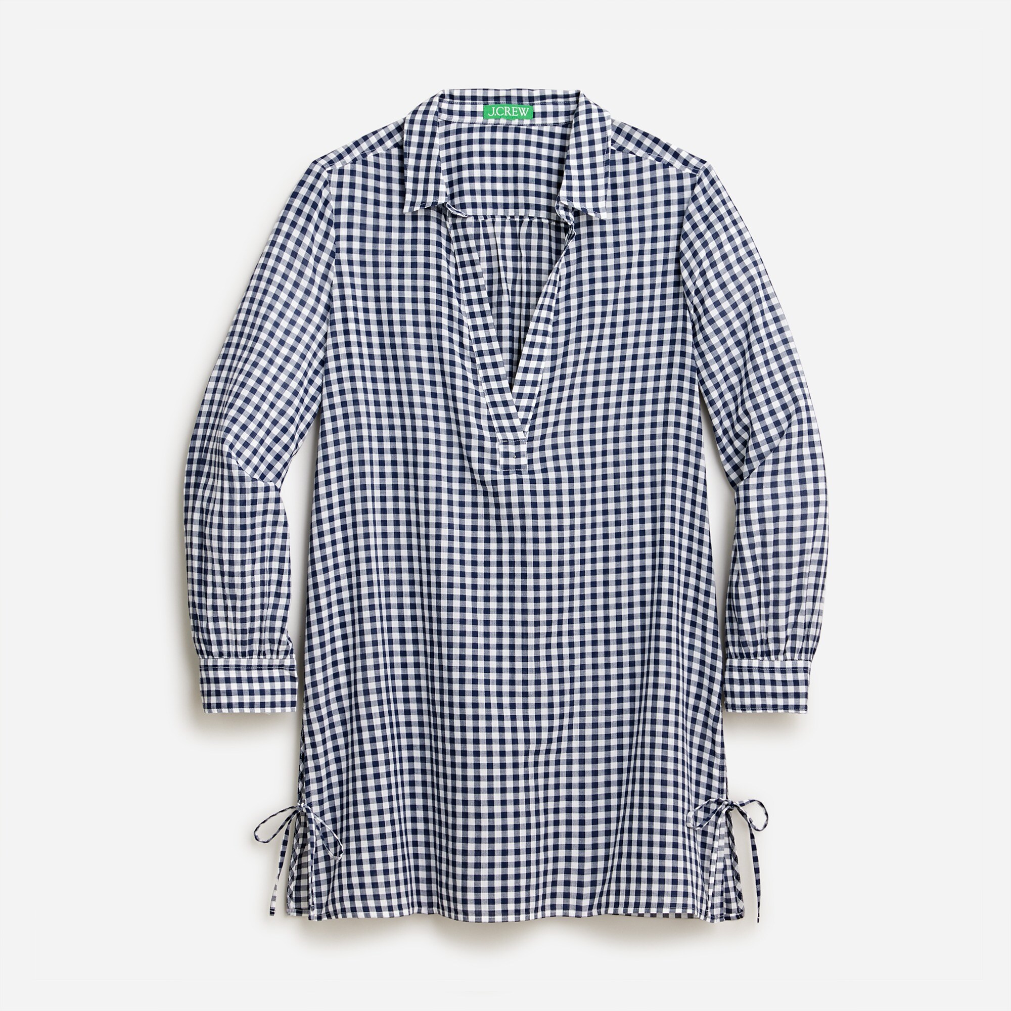 トップス tope. cross strap tunic / gingham p.b TOPE cross strap tunic/ gingham pb - チュニック新 モデル