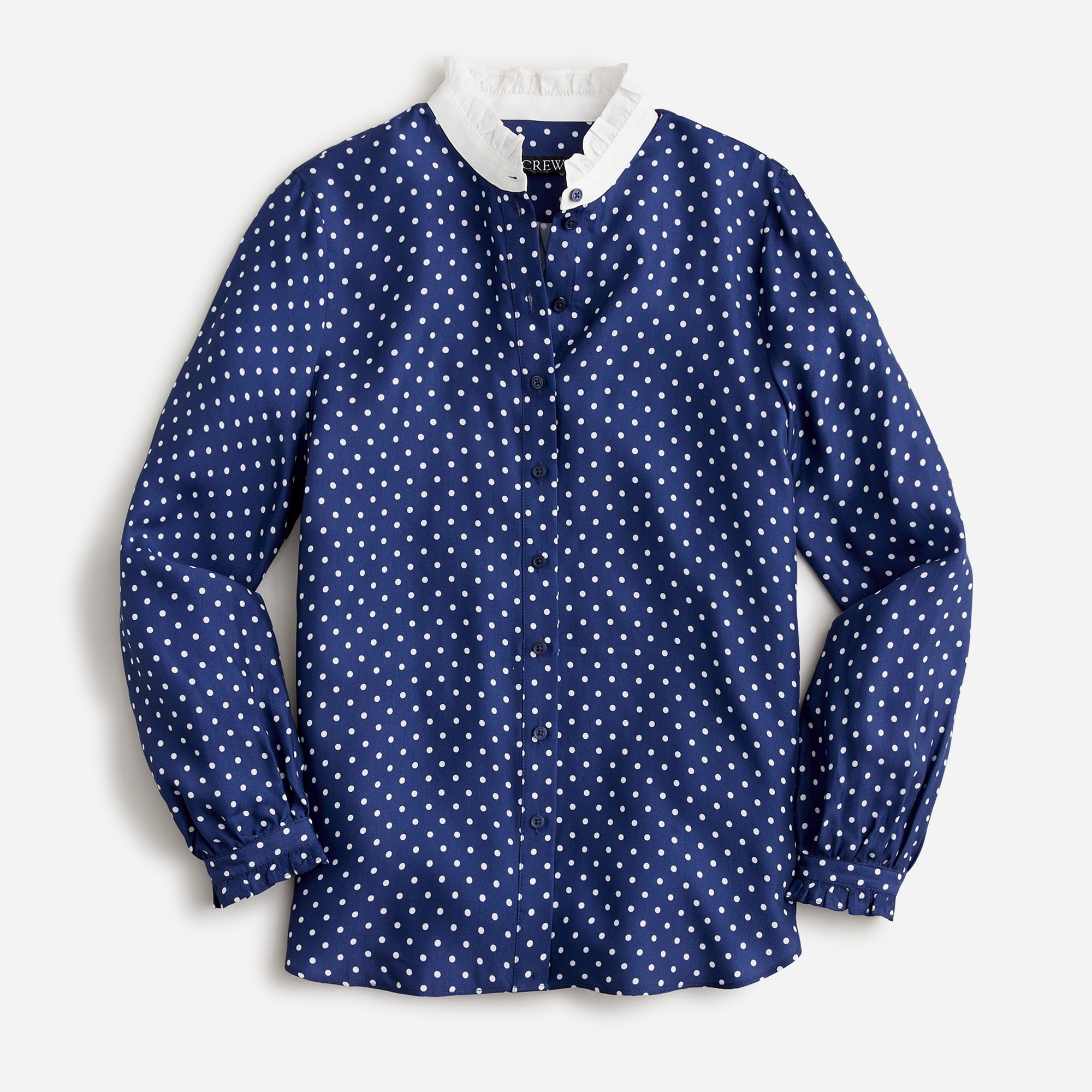 J crew polka dot top on sale