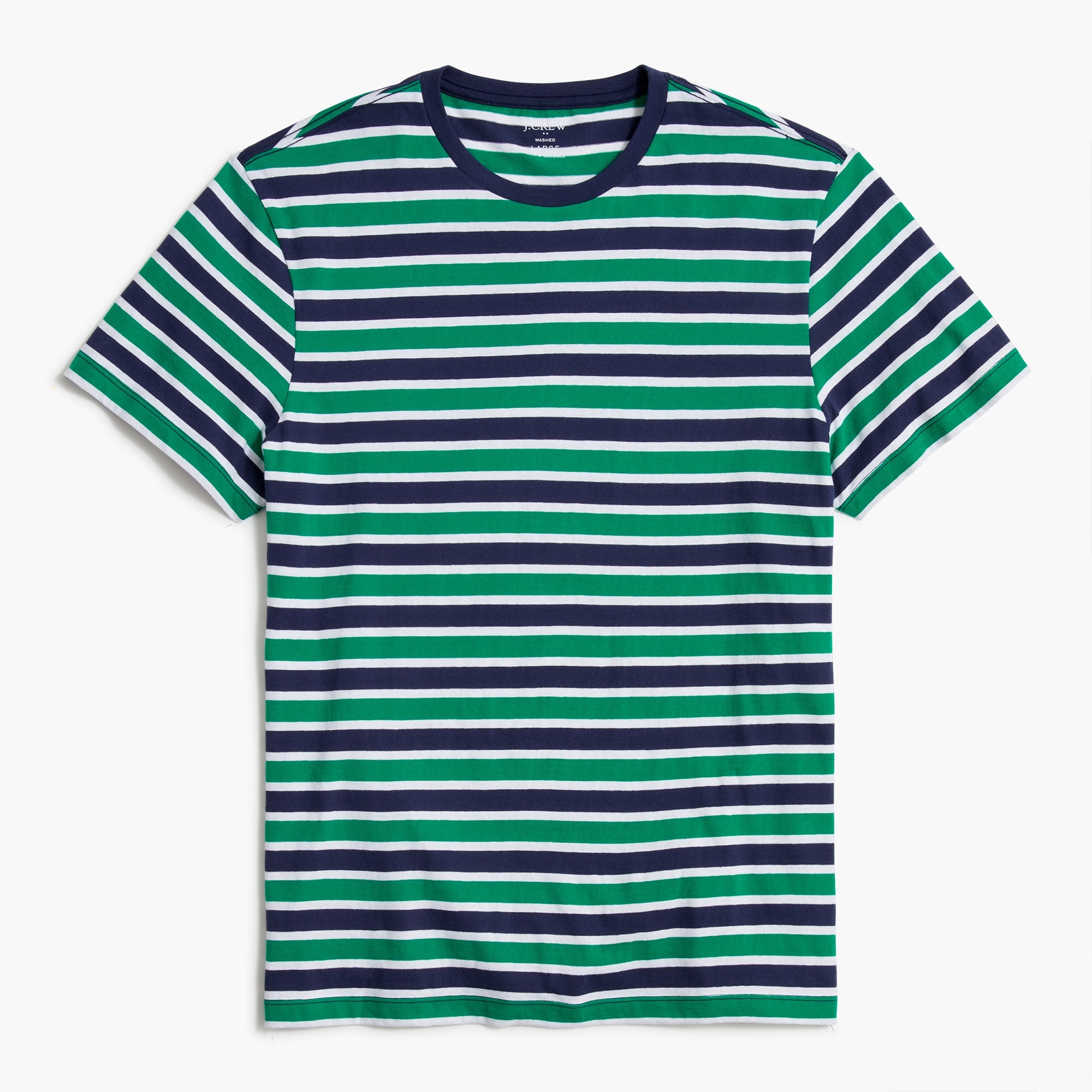 striped pocket tee for men