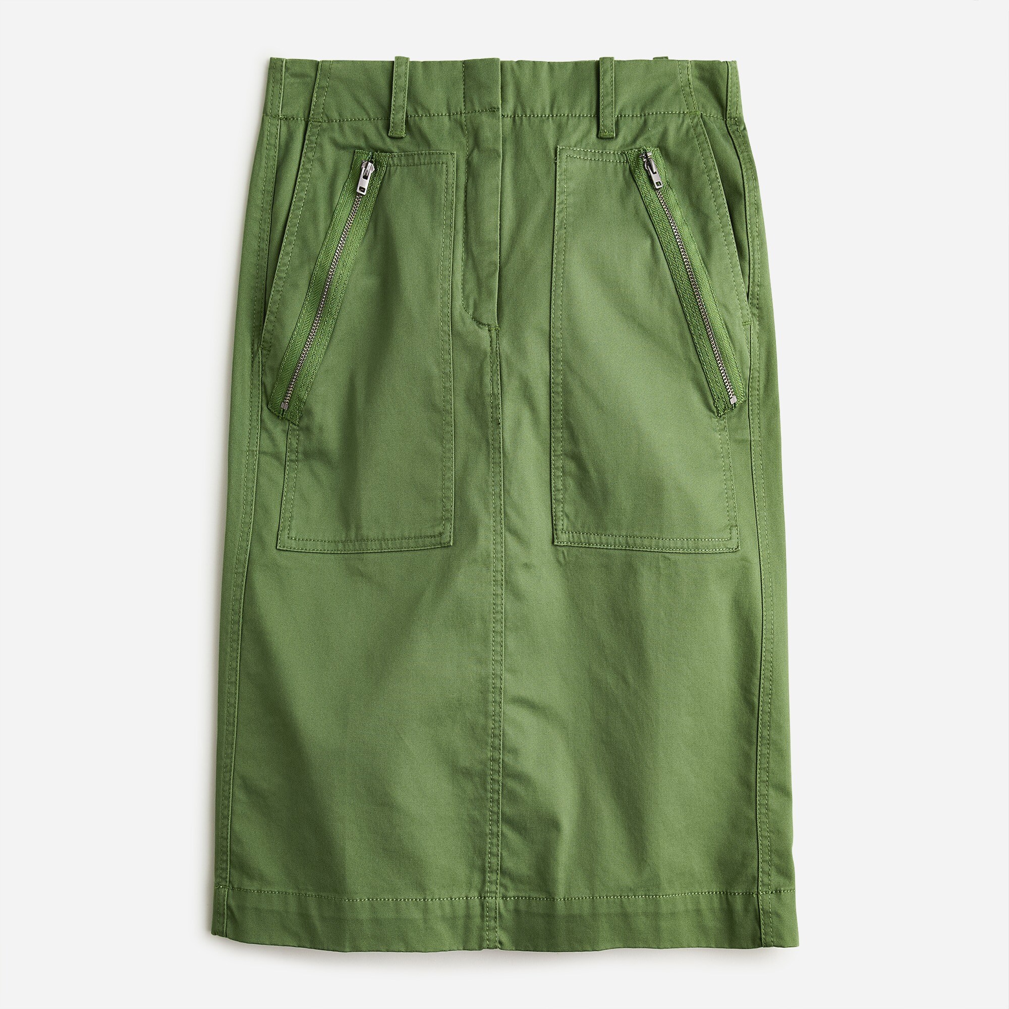 J.Crew: Utility Chino Skirt For Women