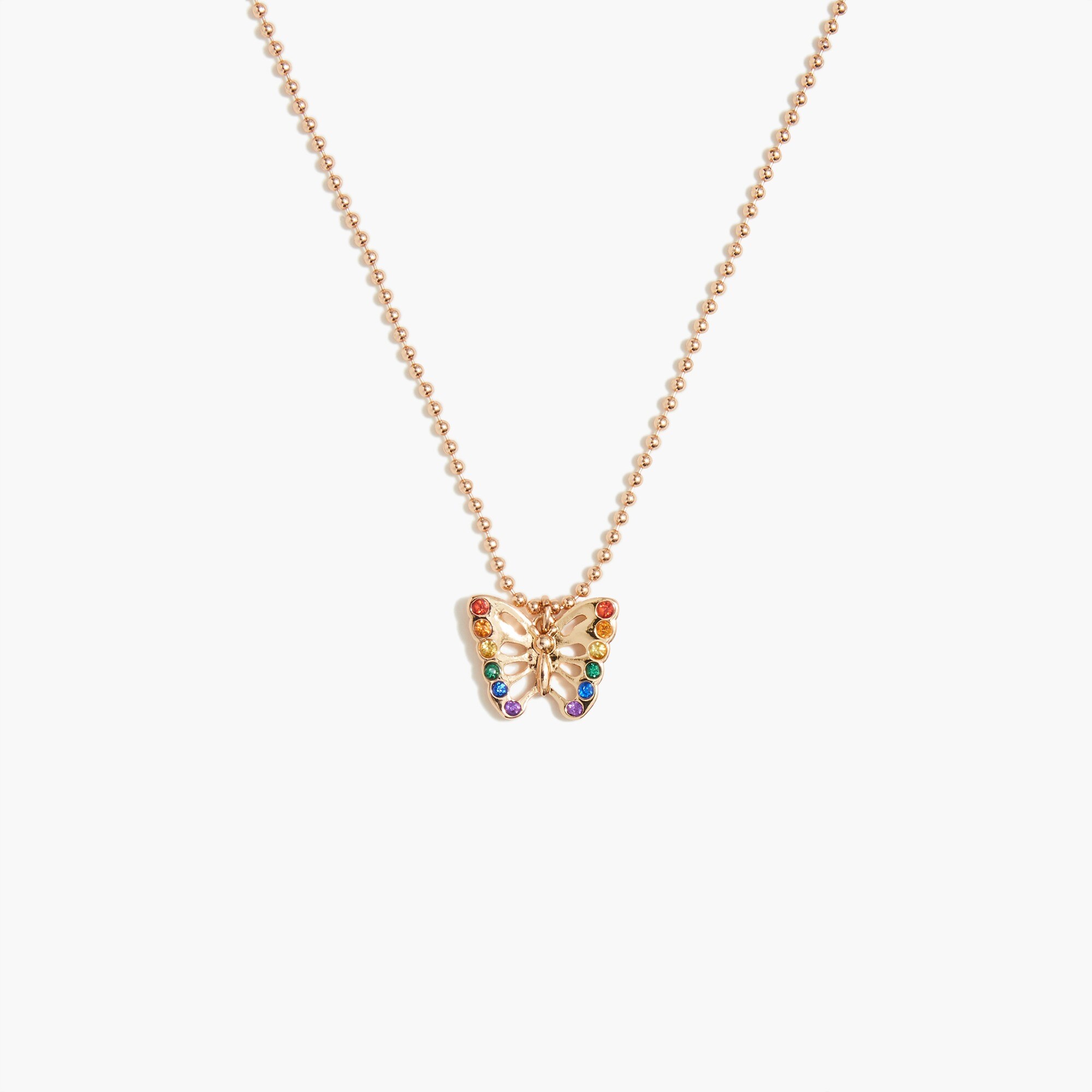 Girls' butterfly pendant