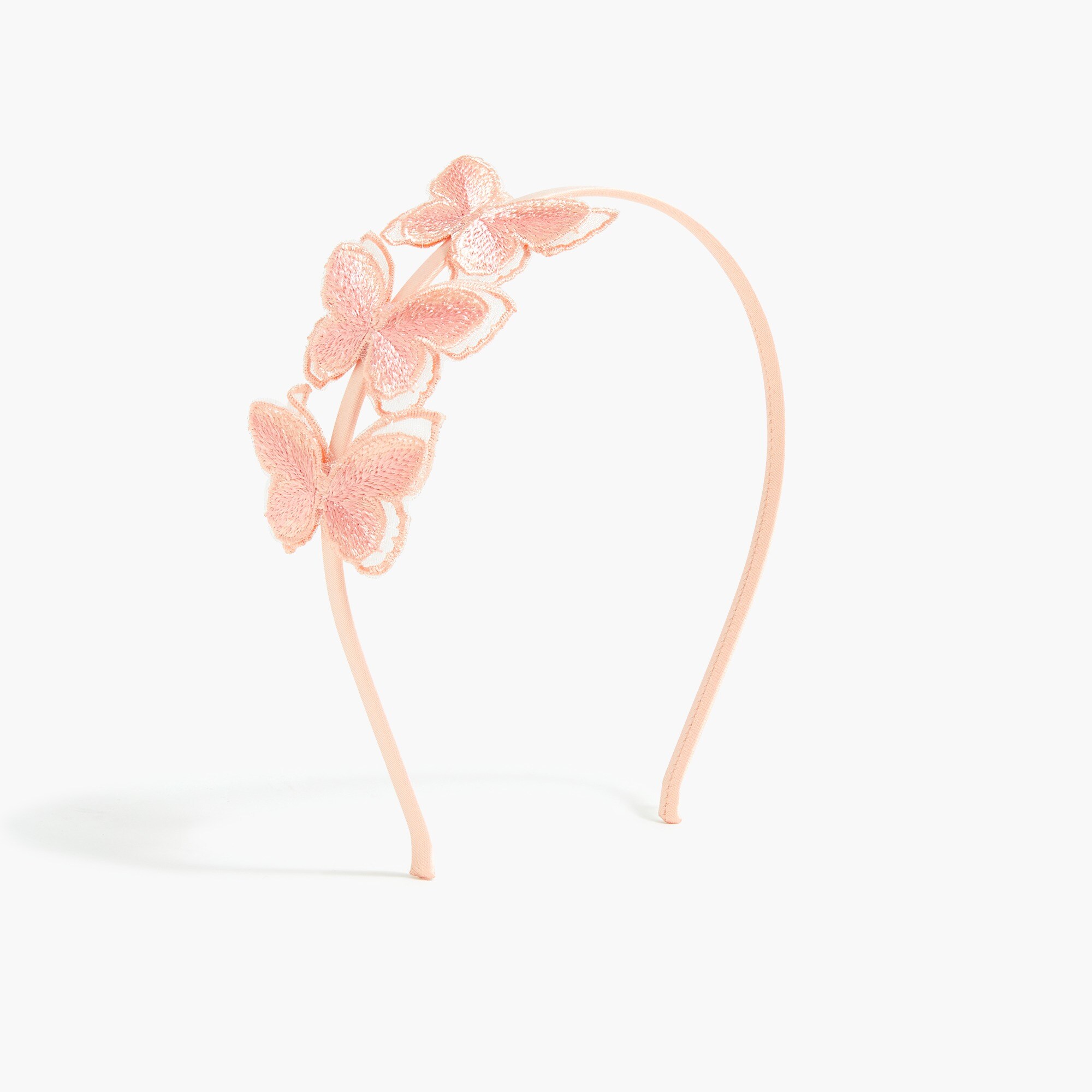 factory: girls&apos; butterfly headband for girls, right side, view zoomed