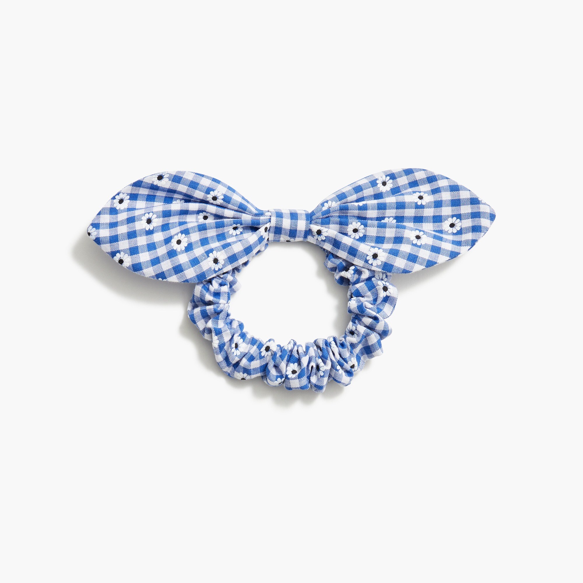 Girls&apos; gingham scrunchie