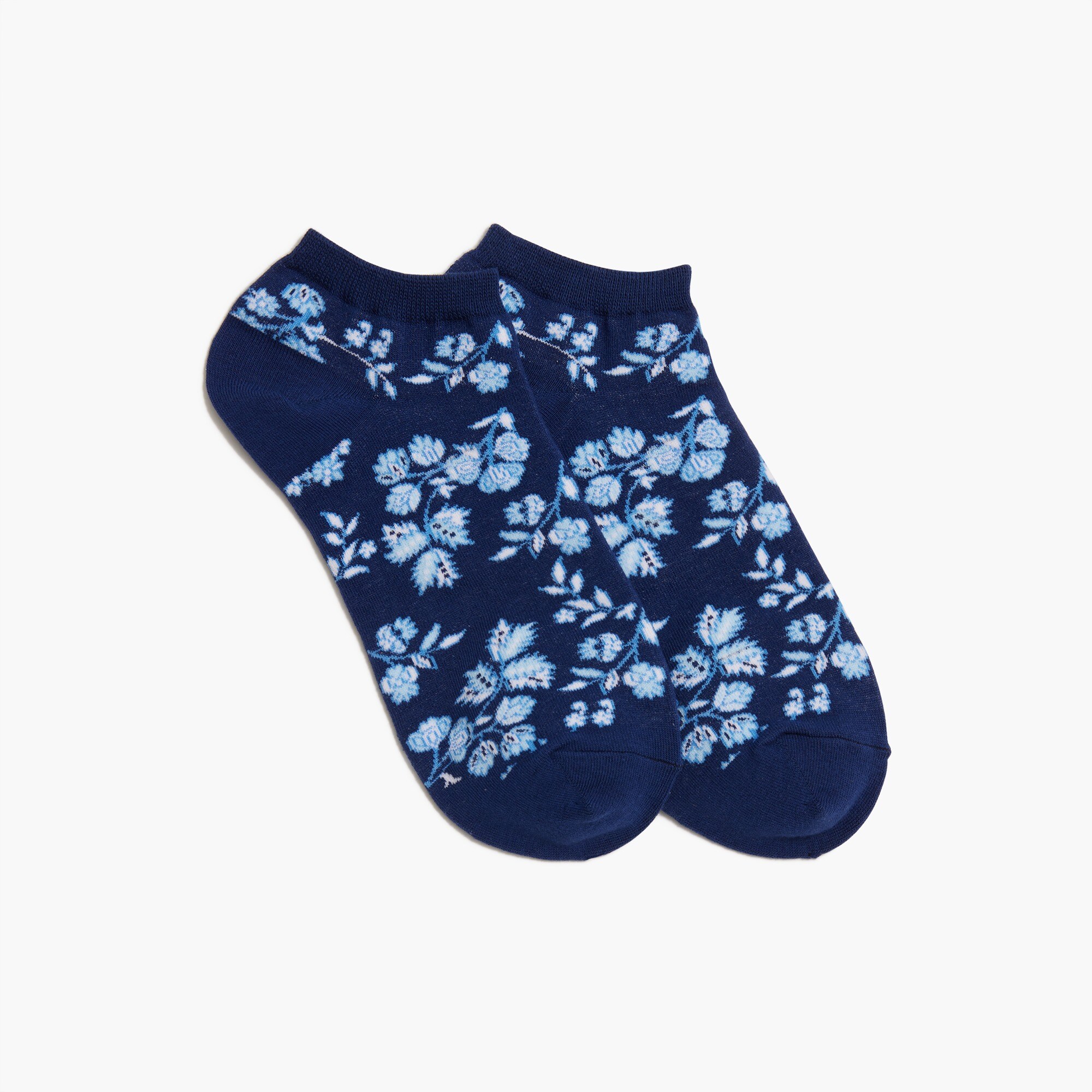 Floral ankle socks