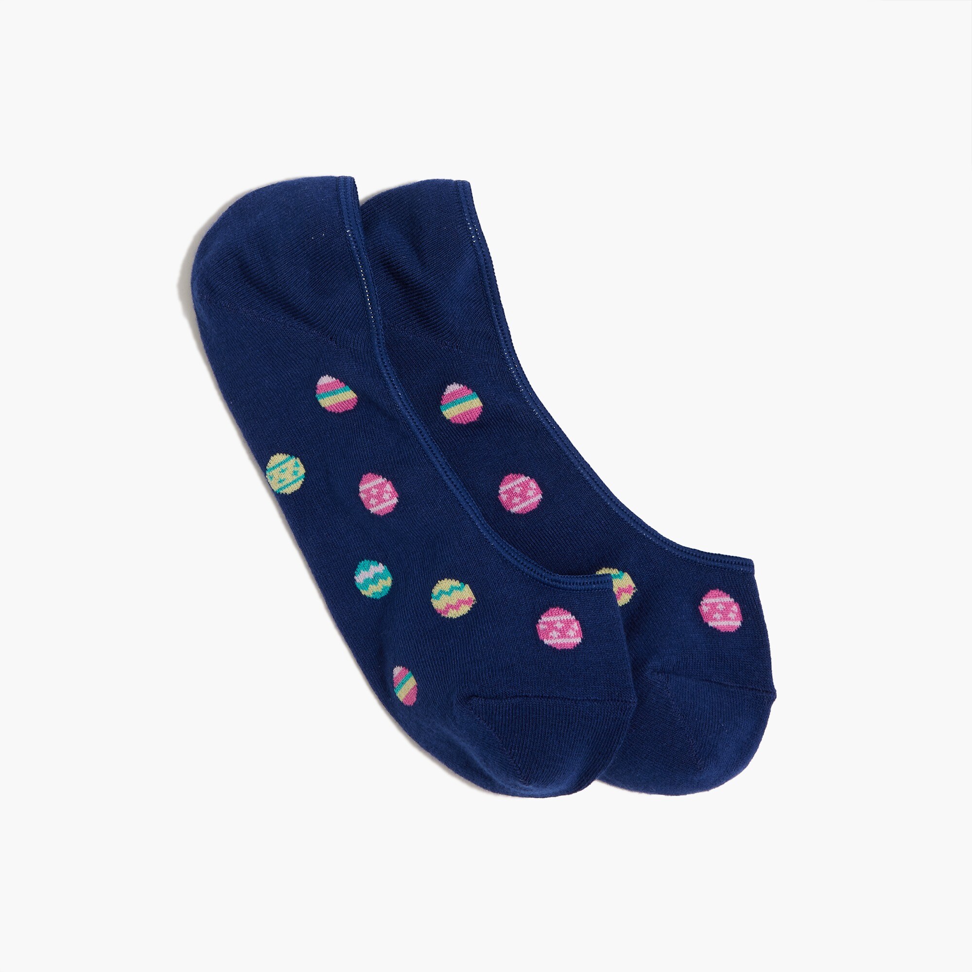Easter egg no-show socks