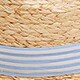 Straw hat BANKER STRIPE factory: straw hat for women