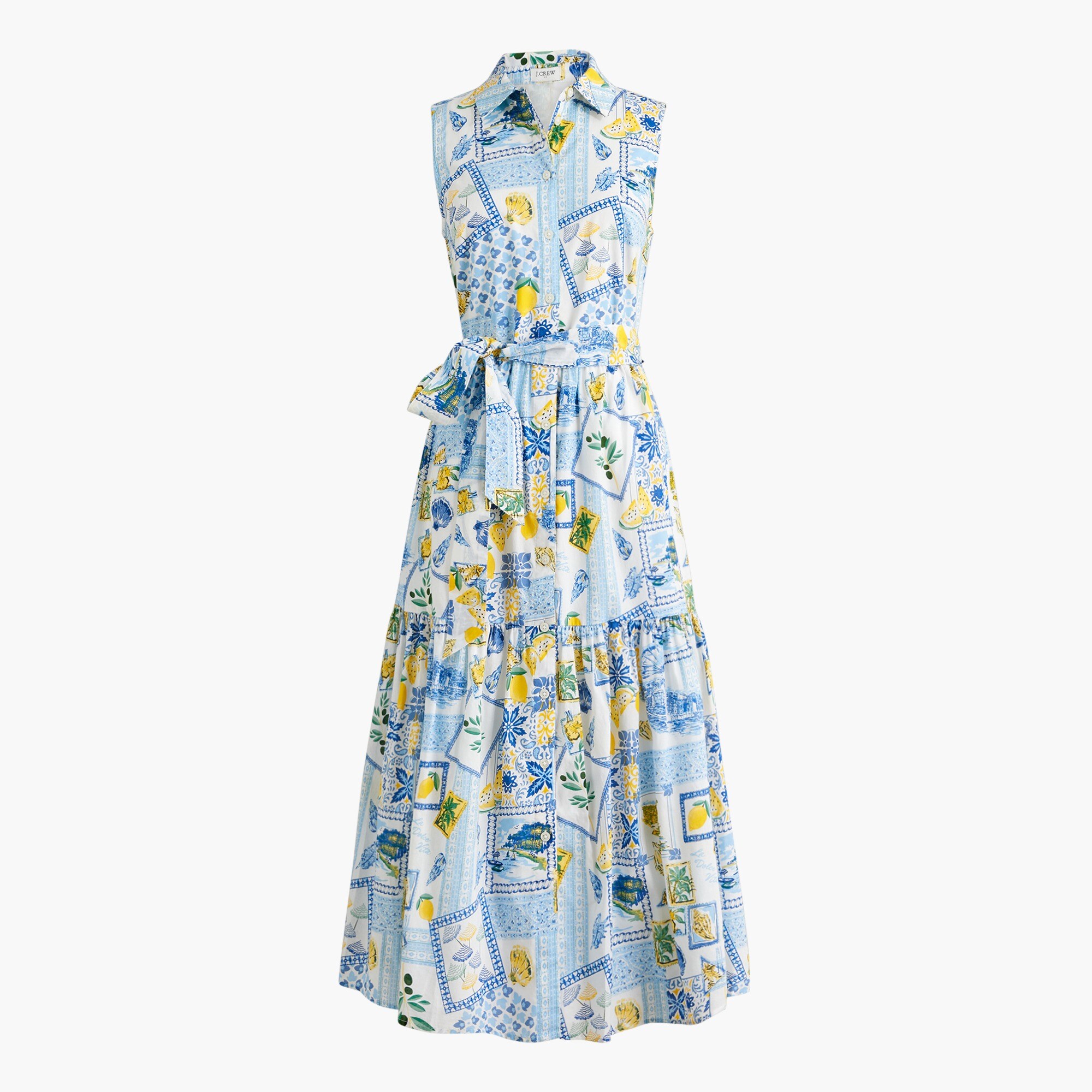 Collared midi dress
