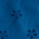 Cotton eyelet midi dress SEAPORT BLUE factory: cotton eyelet midi dress for women