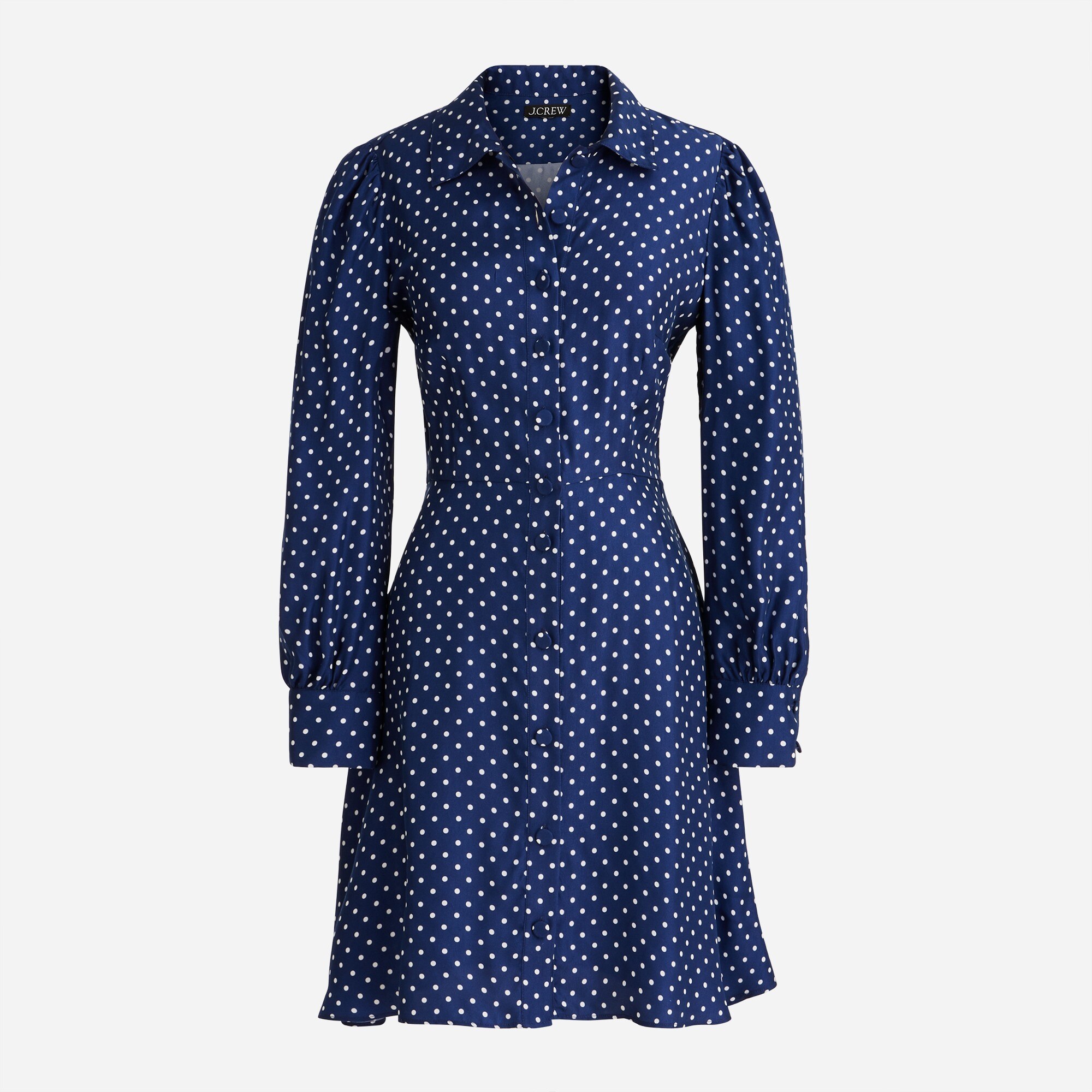 Cupro shirtdress in Becklow dot