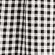 Smocked-waist puff-sleeve midi dress in gingham linen BLACK IVORY j.crew: smocked-waist puff-sleeve midi dress in gingham linen for women