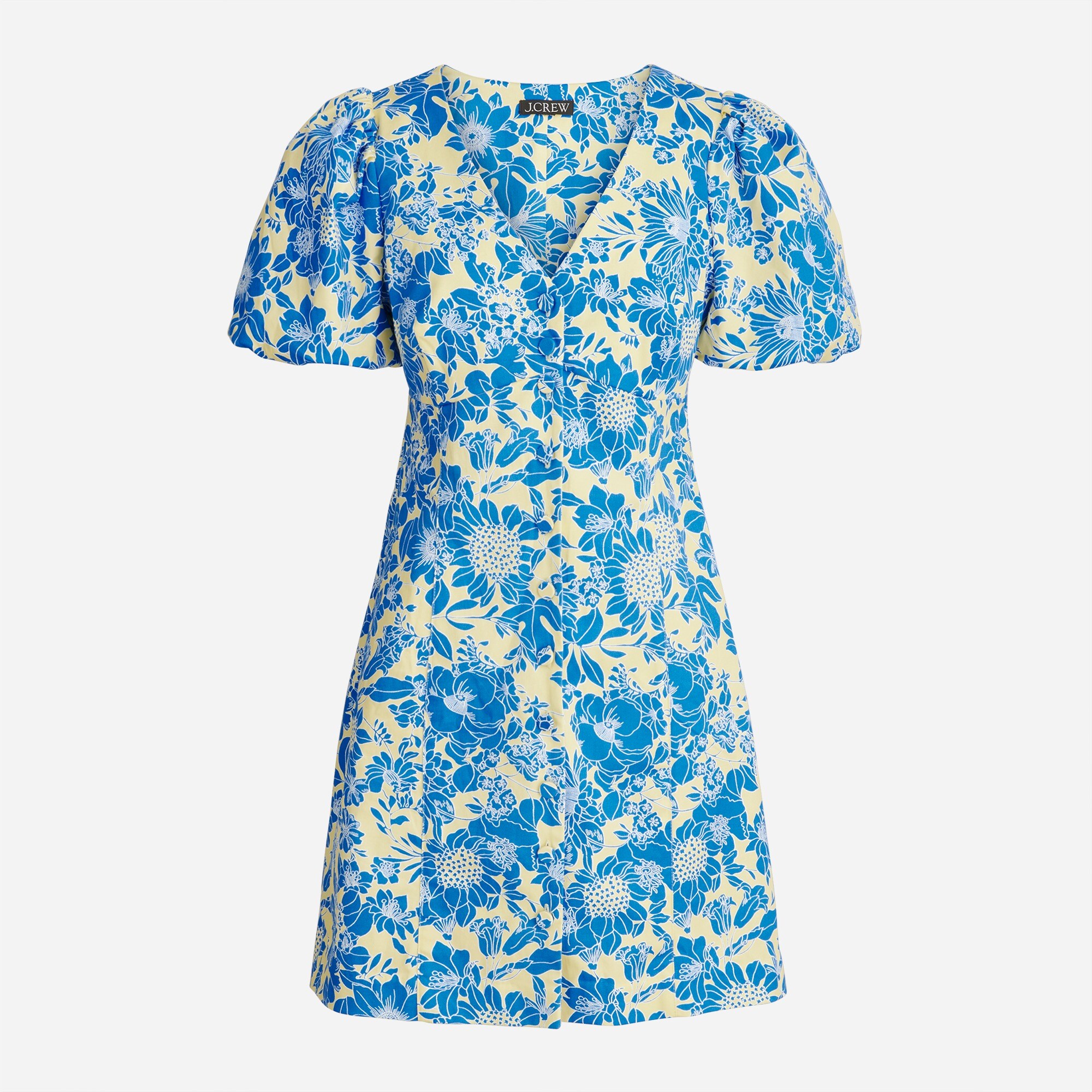 ivy & blue short sleeve fit flare dress LBISSE Short Sleeve Fit and Flare Maxi Dress Navy Grey Ivy Print