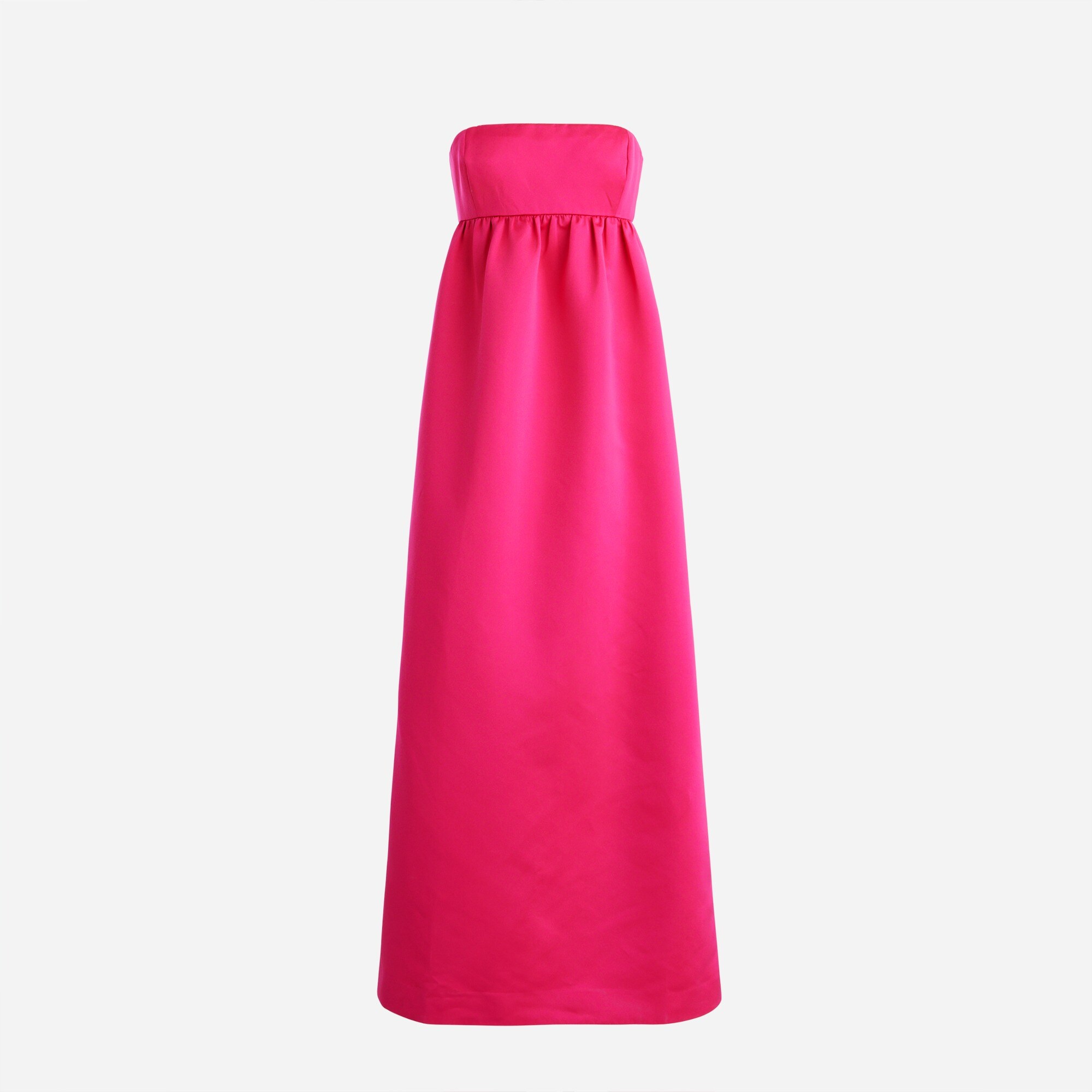 j crew silk strapless dress J.Crew + Strapless Dress in Duchesse Satin