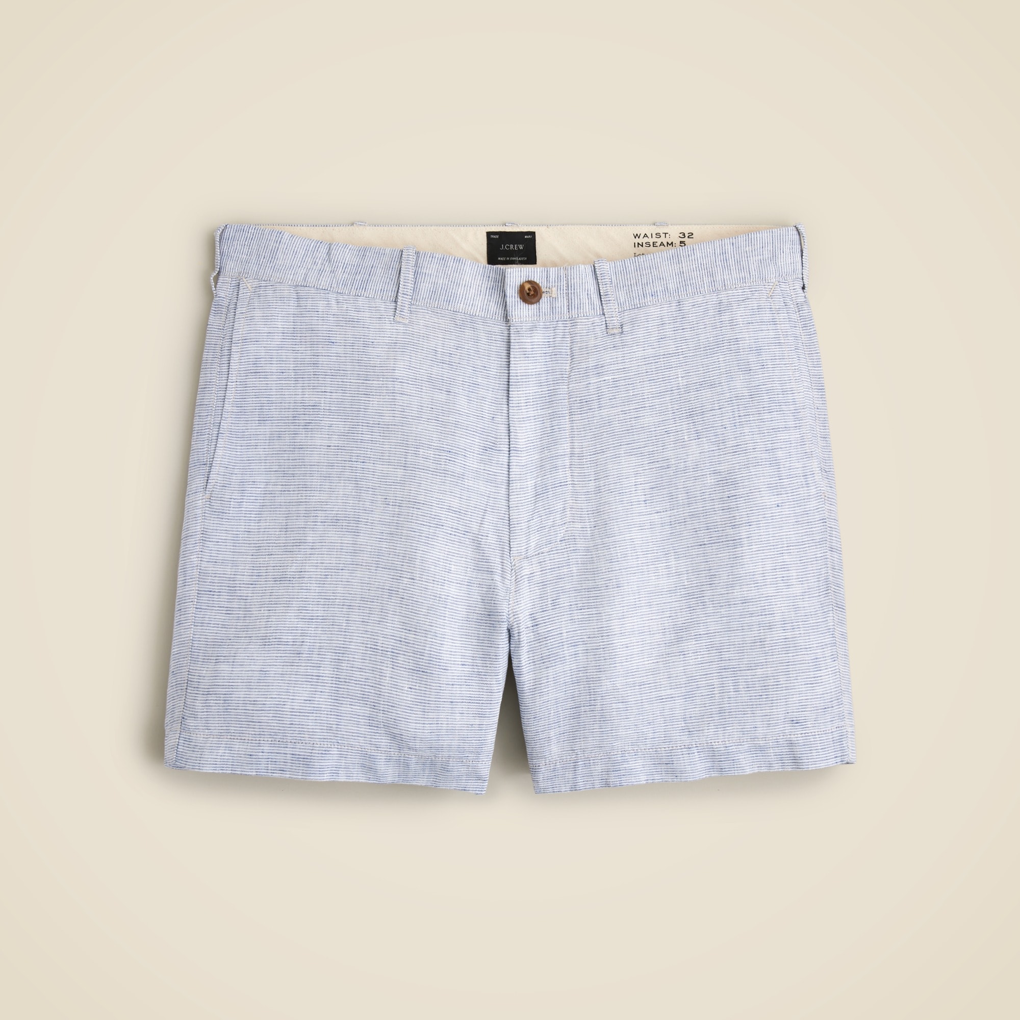 5" linen short