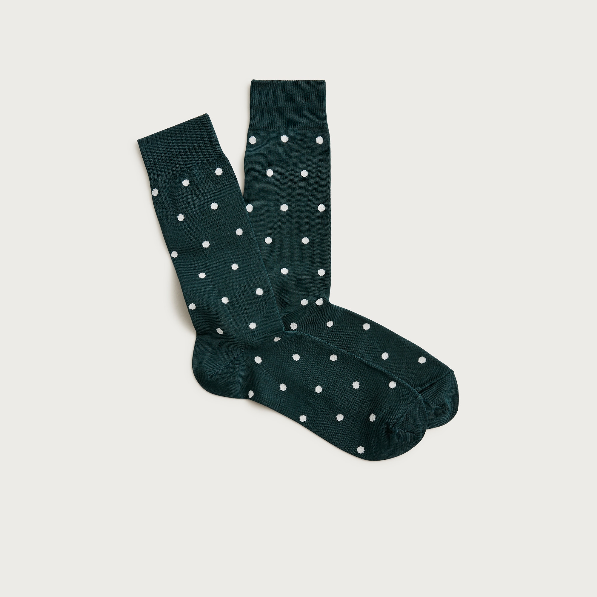 Dress socks in dots