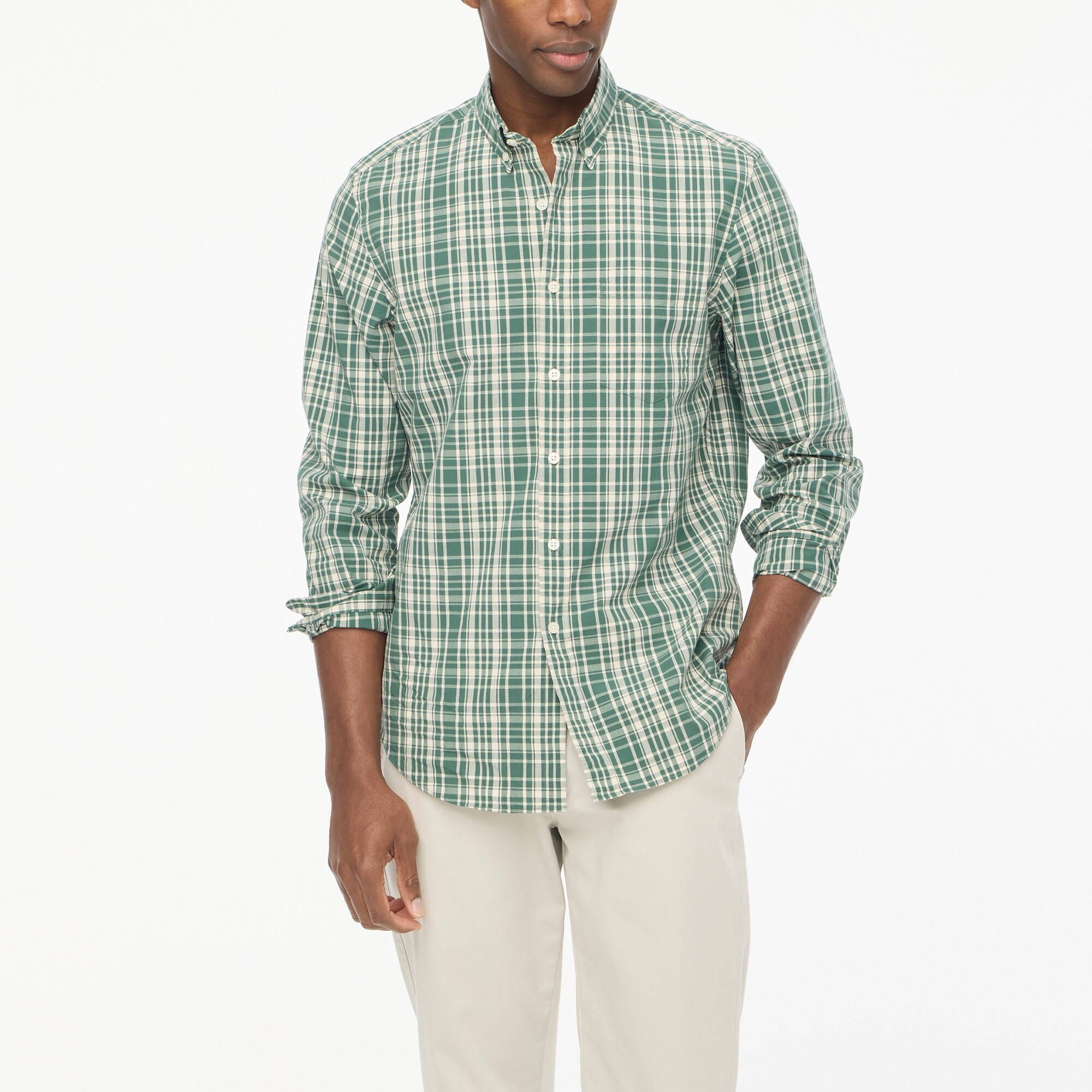 Slim flex casual shirt