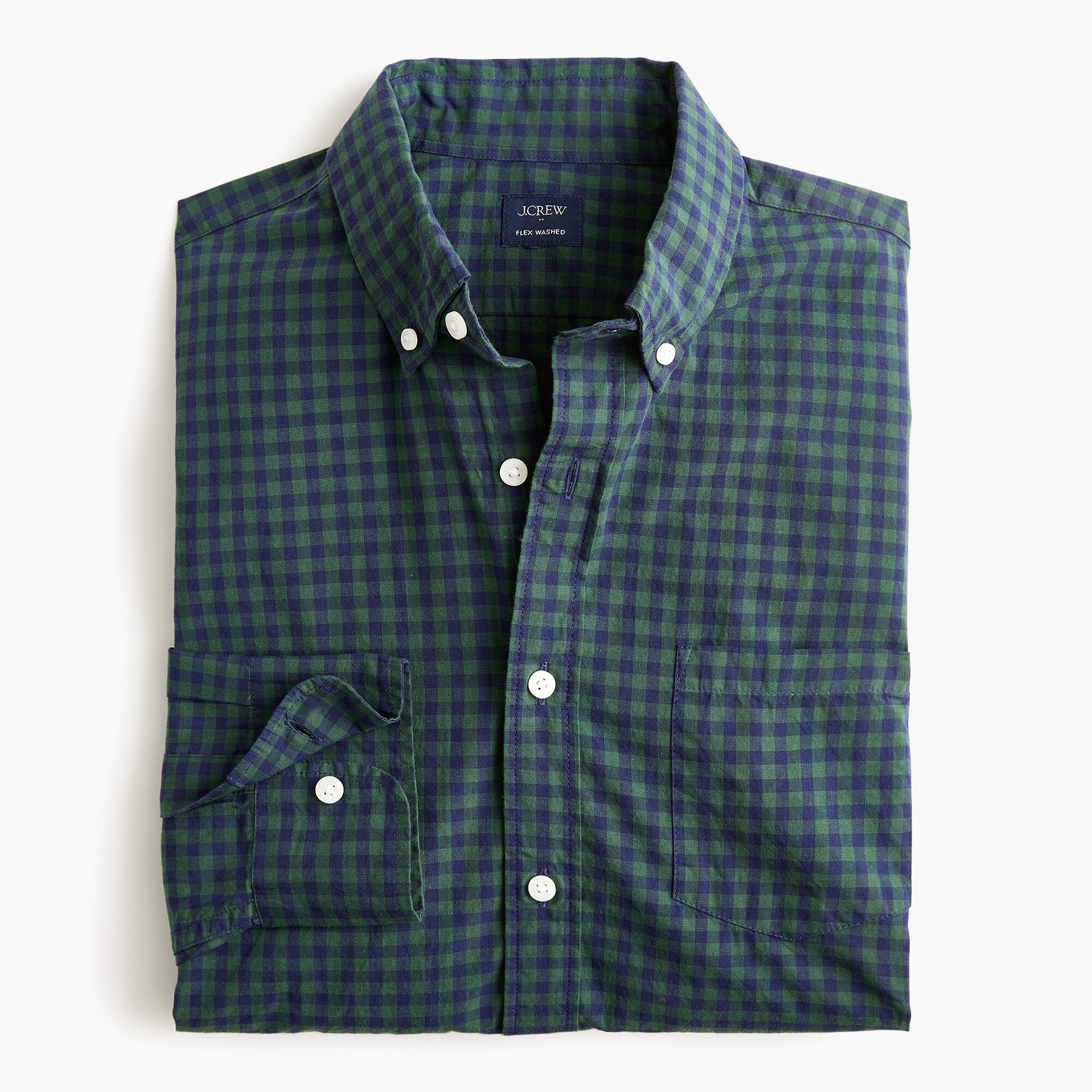 Slim-fit flex casual shirt