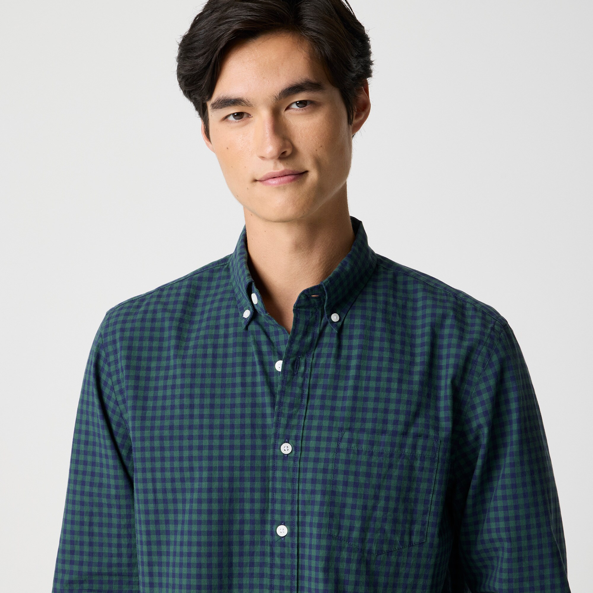 Slim-fit flex casual shirt