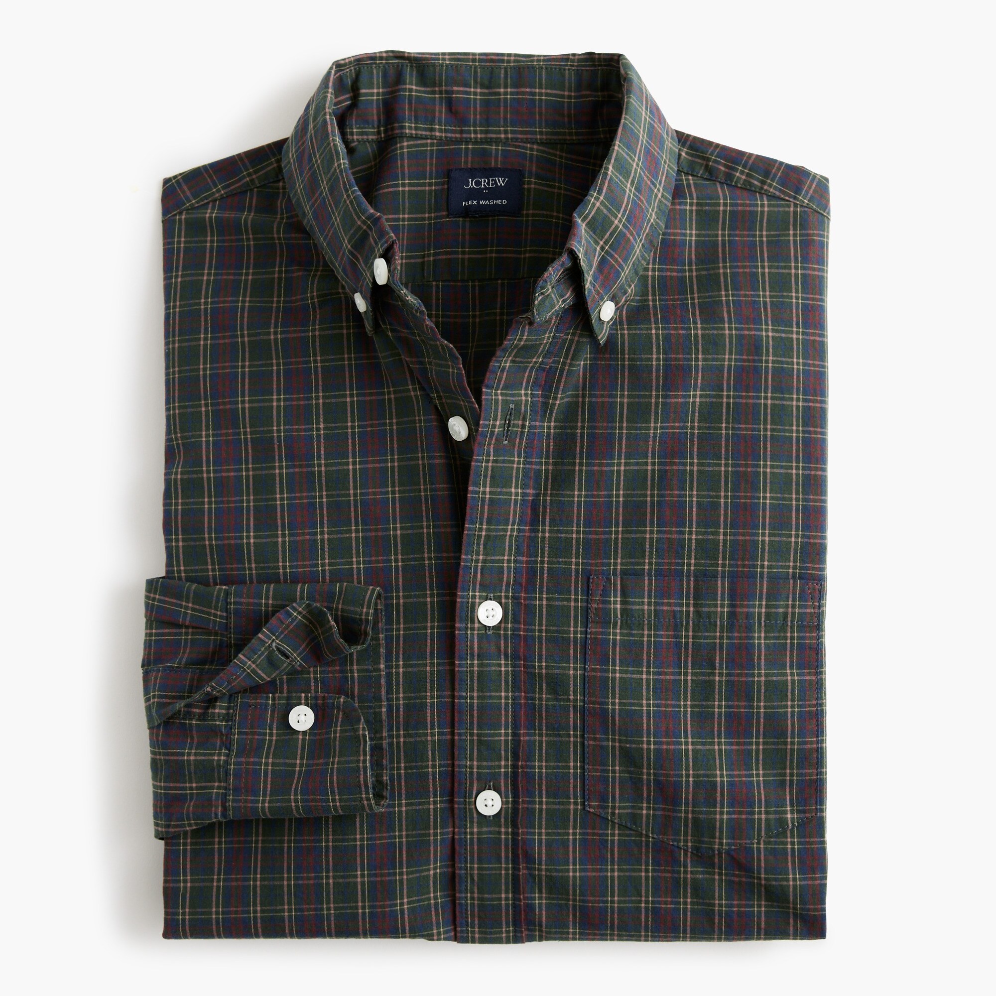Classic-fit flex casual shirt
