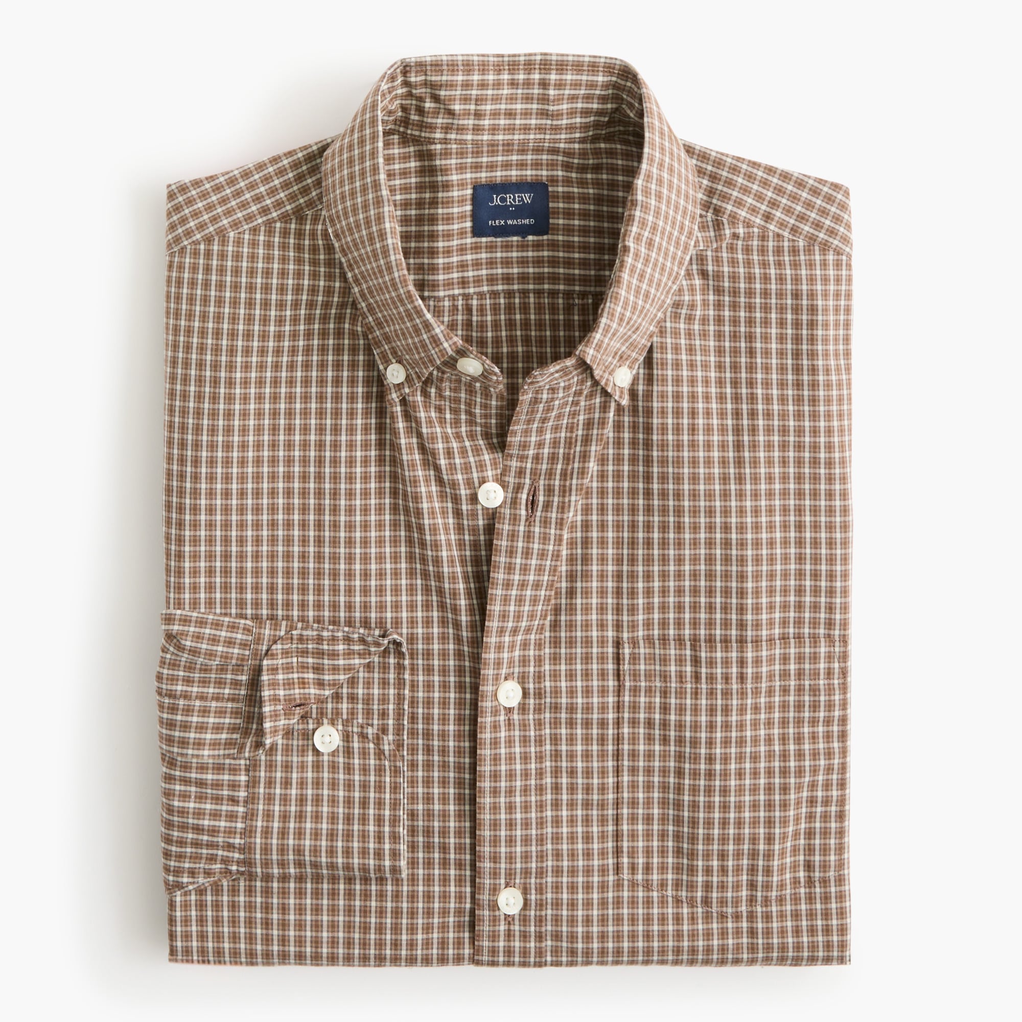 Classic-fit flex casual shirt