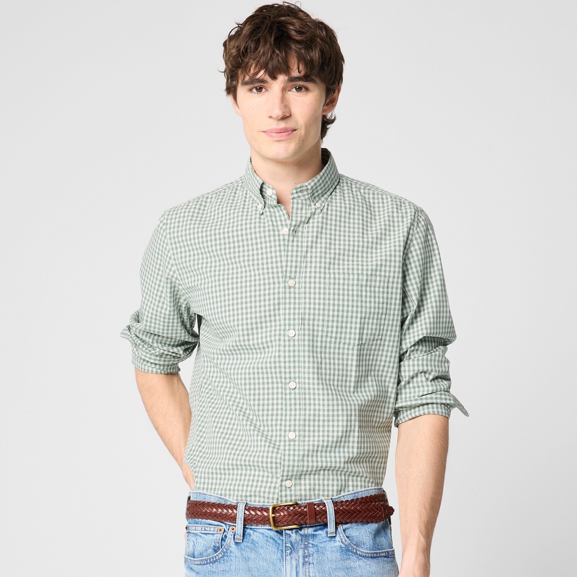 mens Classic-fit flex casual shirt