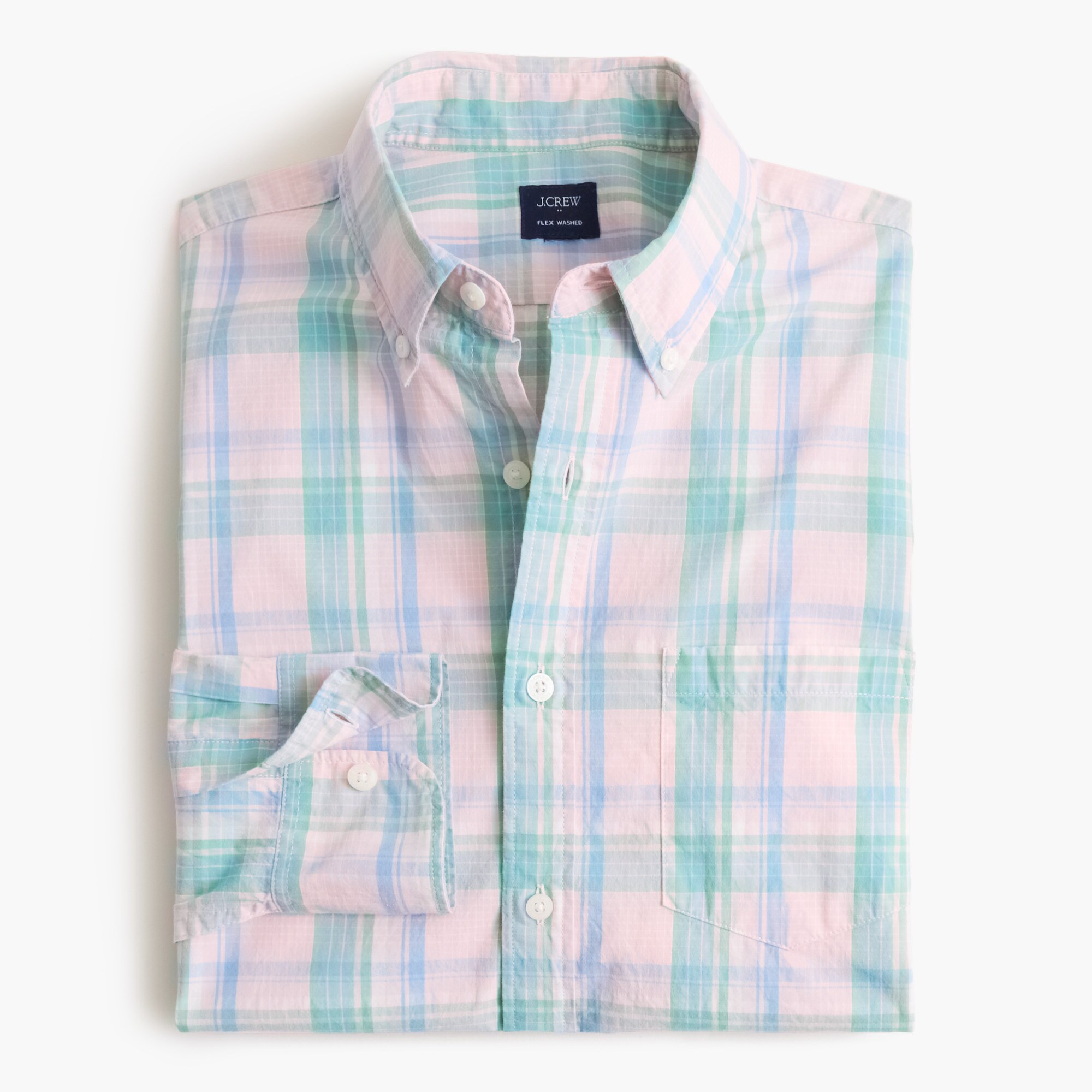 Classic-fit flex casual shirt
