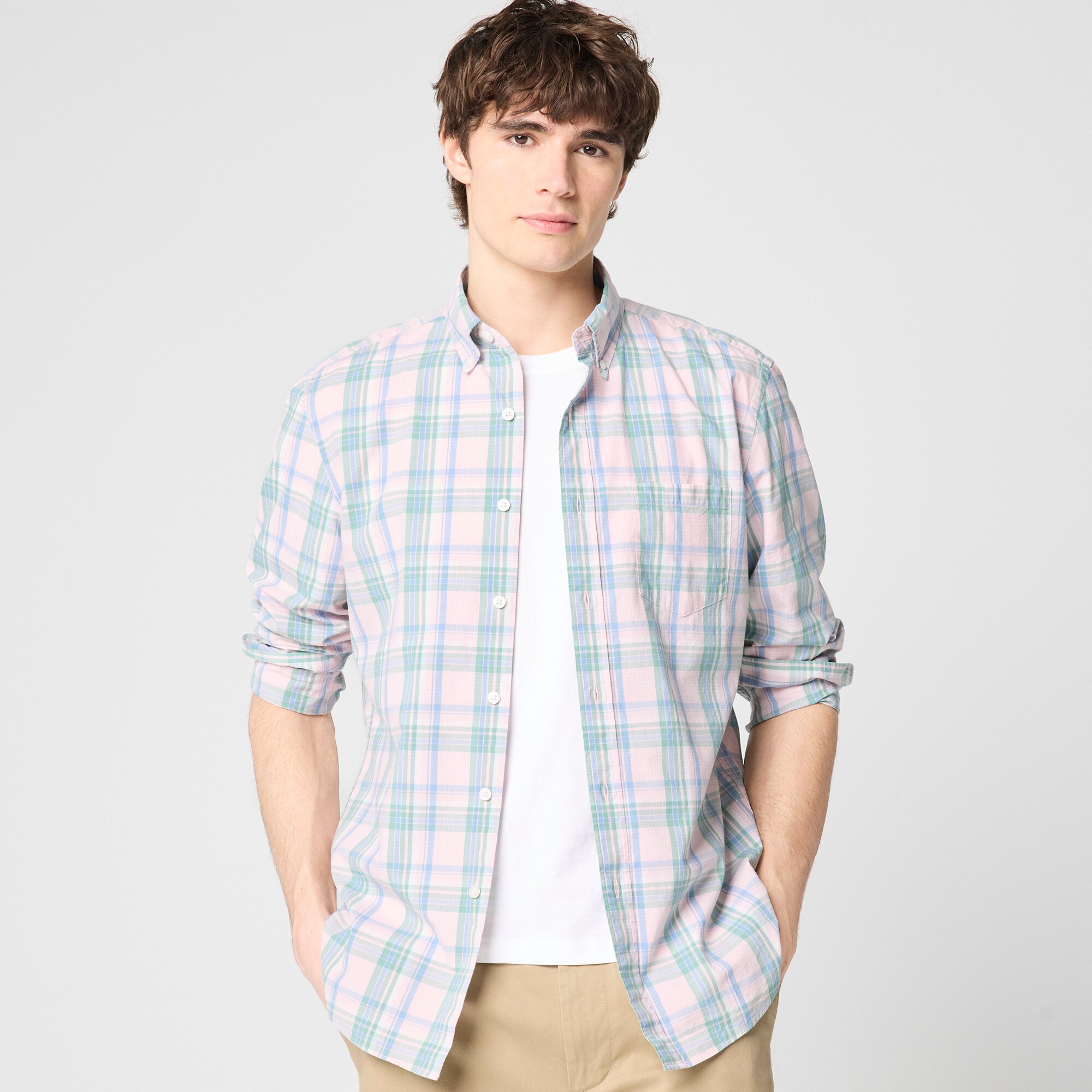  Classic-fit flex casual shirt