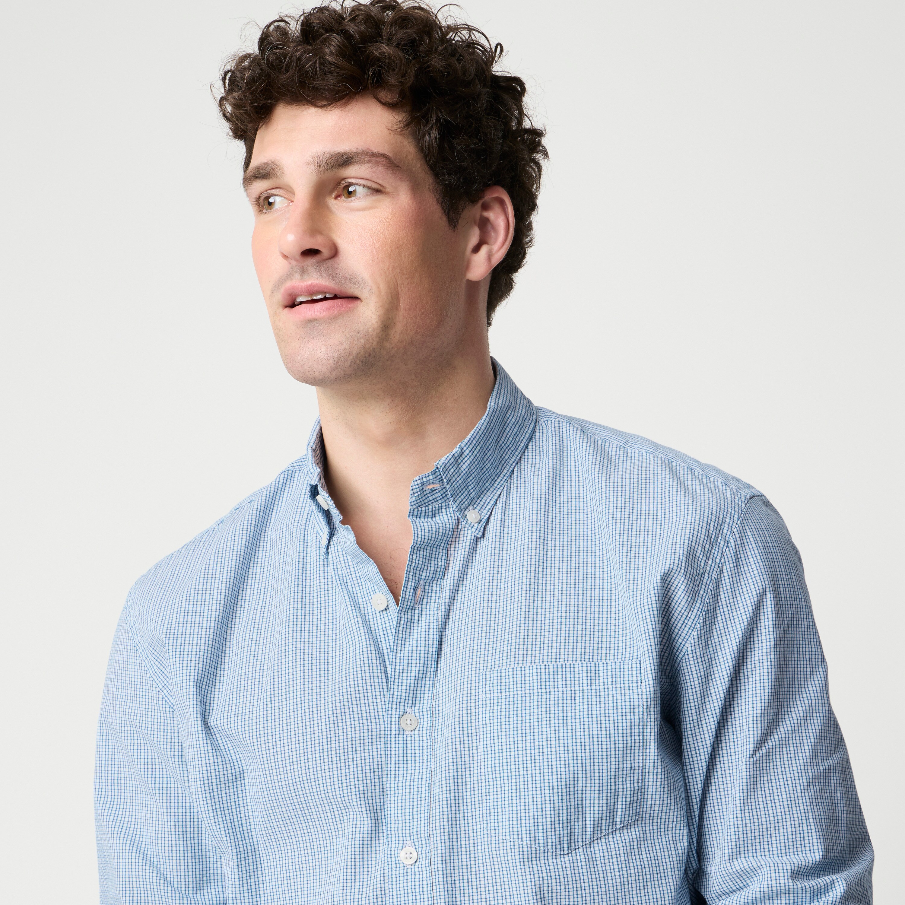 Classic-fit flex casual shirt