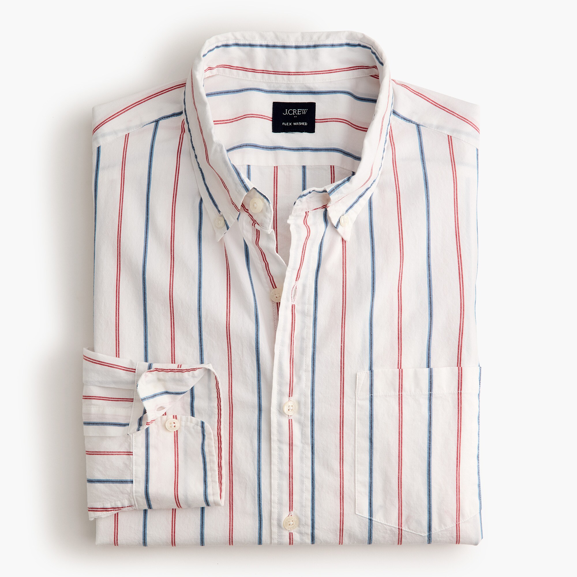 Classic-fit flex casual shirt