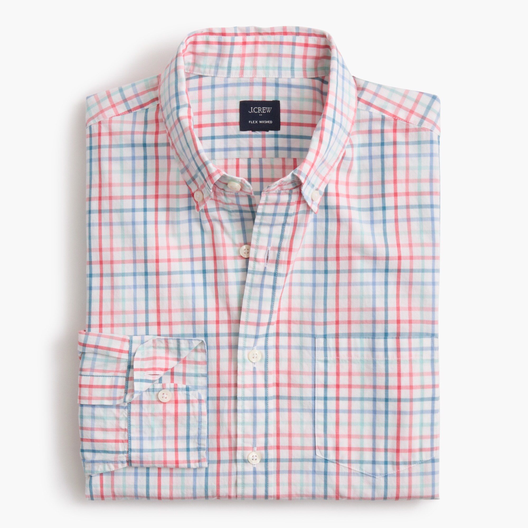 Classic-fit flex casual shirt